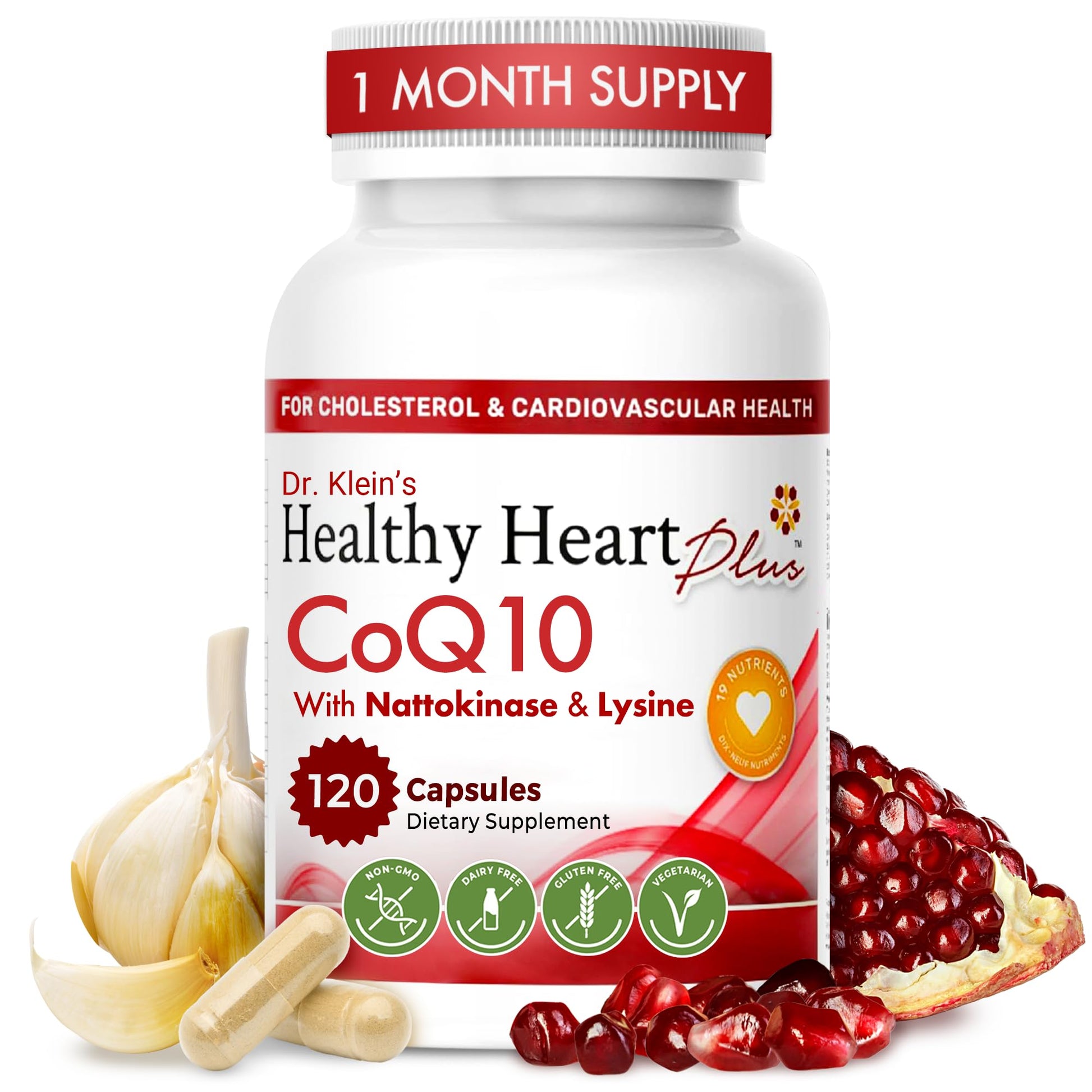 Rhoziva CoQ10 Cardiovascular Supplement 150mg Capsule, 120 Capsules