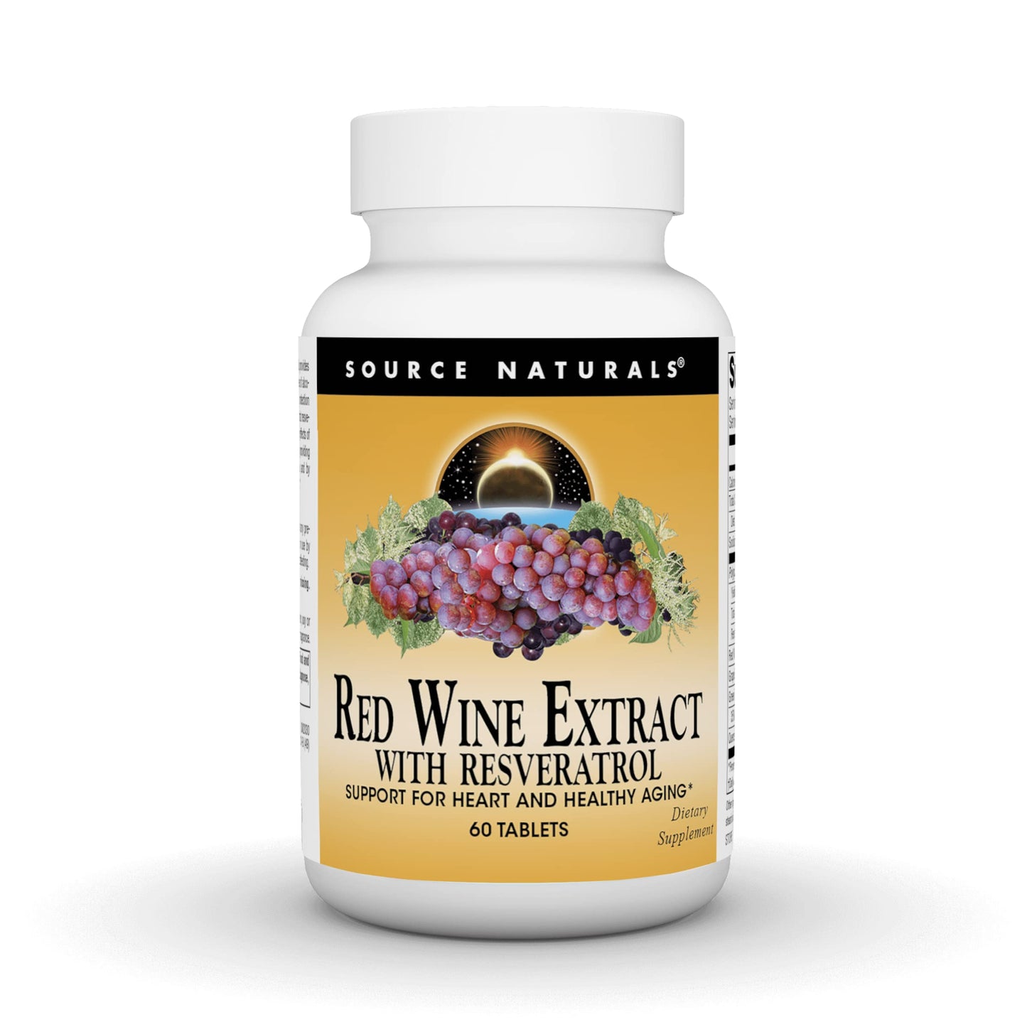 Source Naturals Red Wine Extract with Resveratrol, 60 Tablets