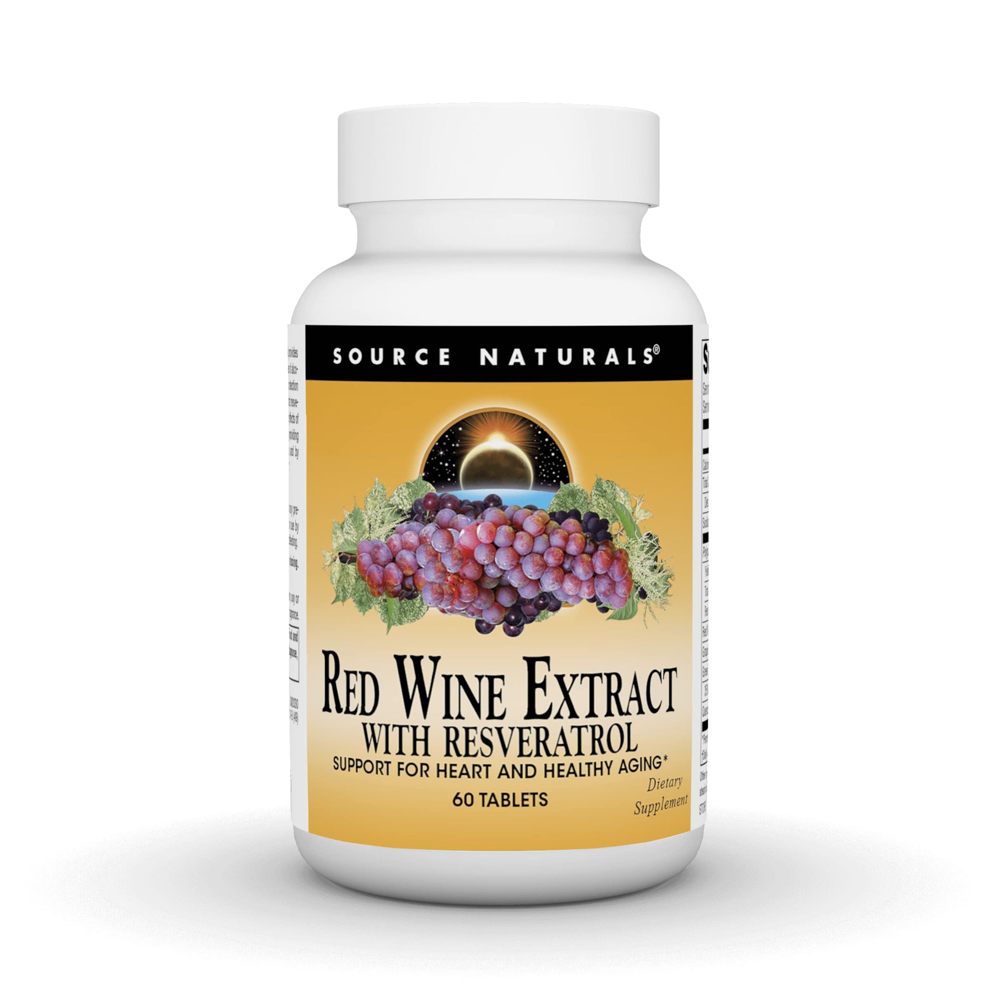 Source Naturals Red Wine Extract with Resveratrol, 60 Tablets