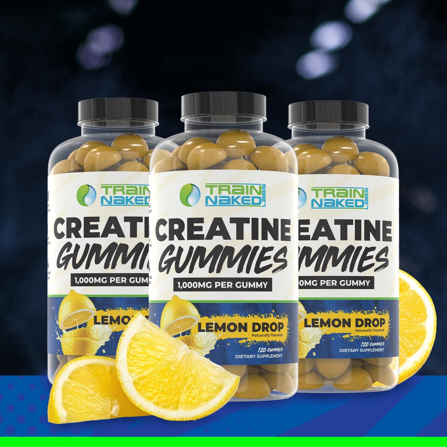 Train Naked Labs Creatine Gummies Gummy, 120 Count
