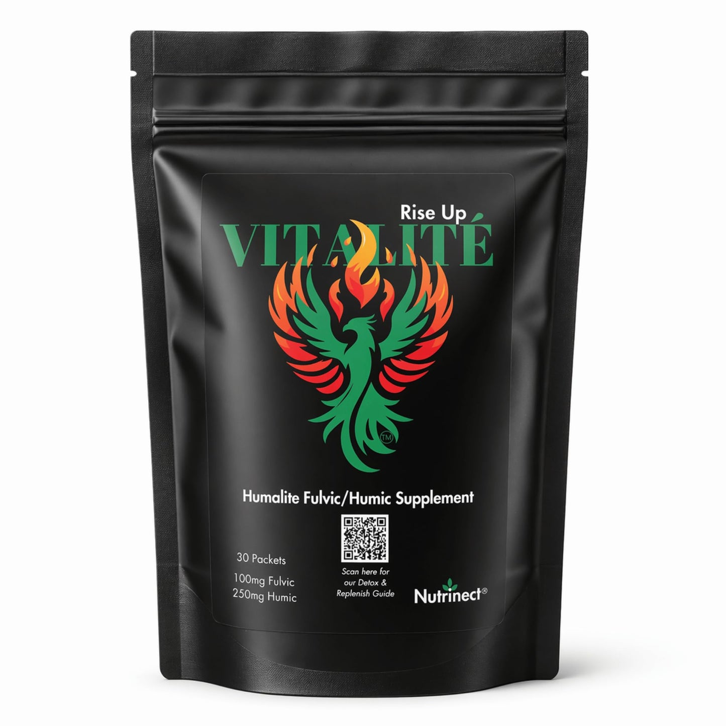 Nutrinect Vitalité Humalite Fulvic and Humic Acid Supplement Powder, 0.4 oz