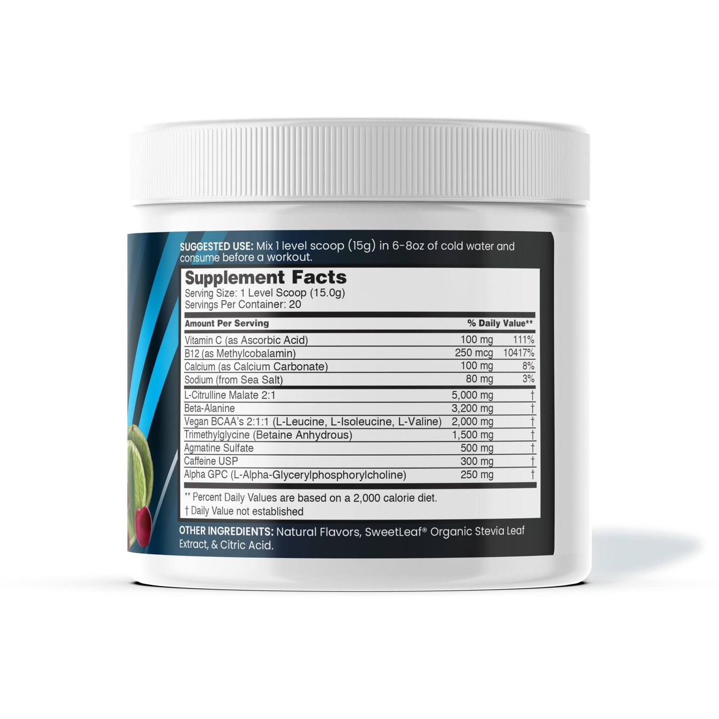 nbpure Pump Juice+ Pre Workout Powder 10.6 oz