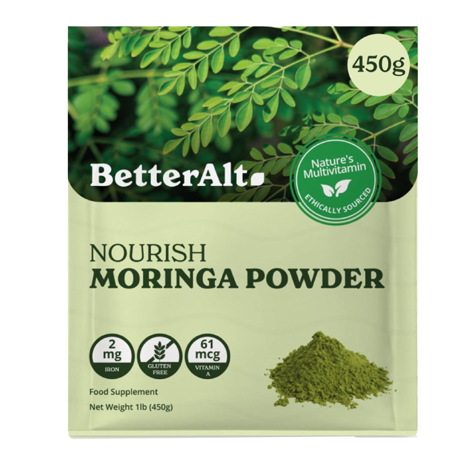 Better Alt Moringa Powder 15.87 oz