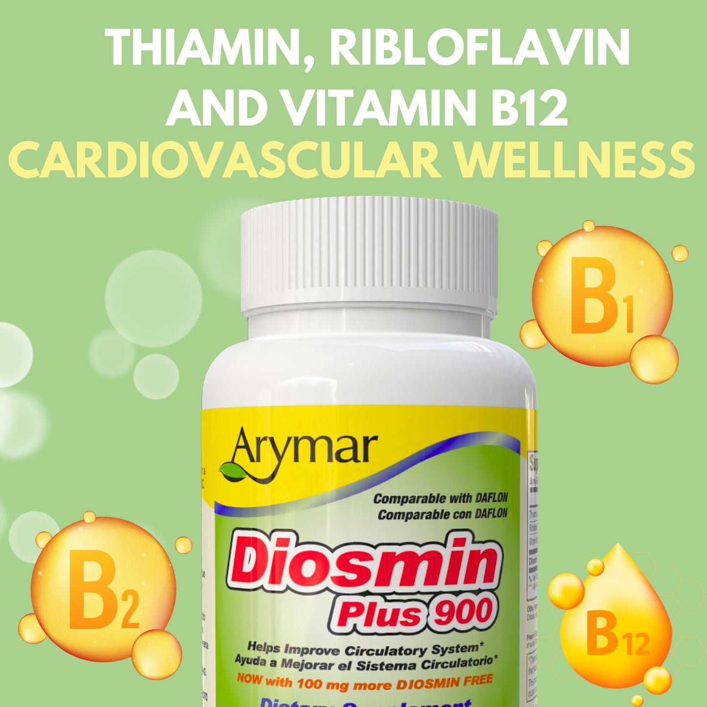 Arymar Diosmin Plus 900 Capsule, 1 Count
