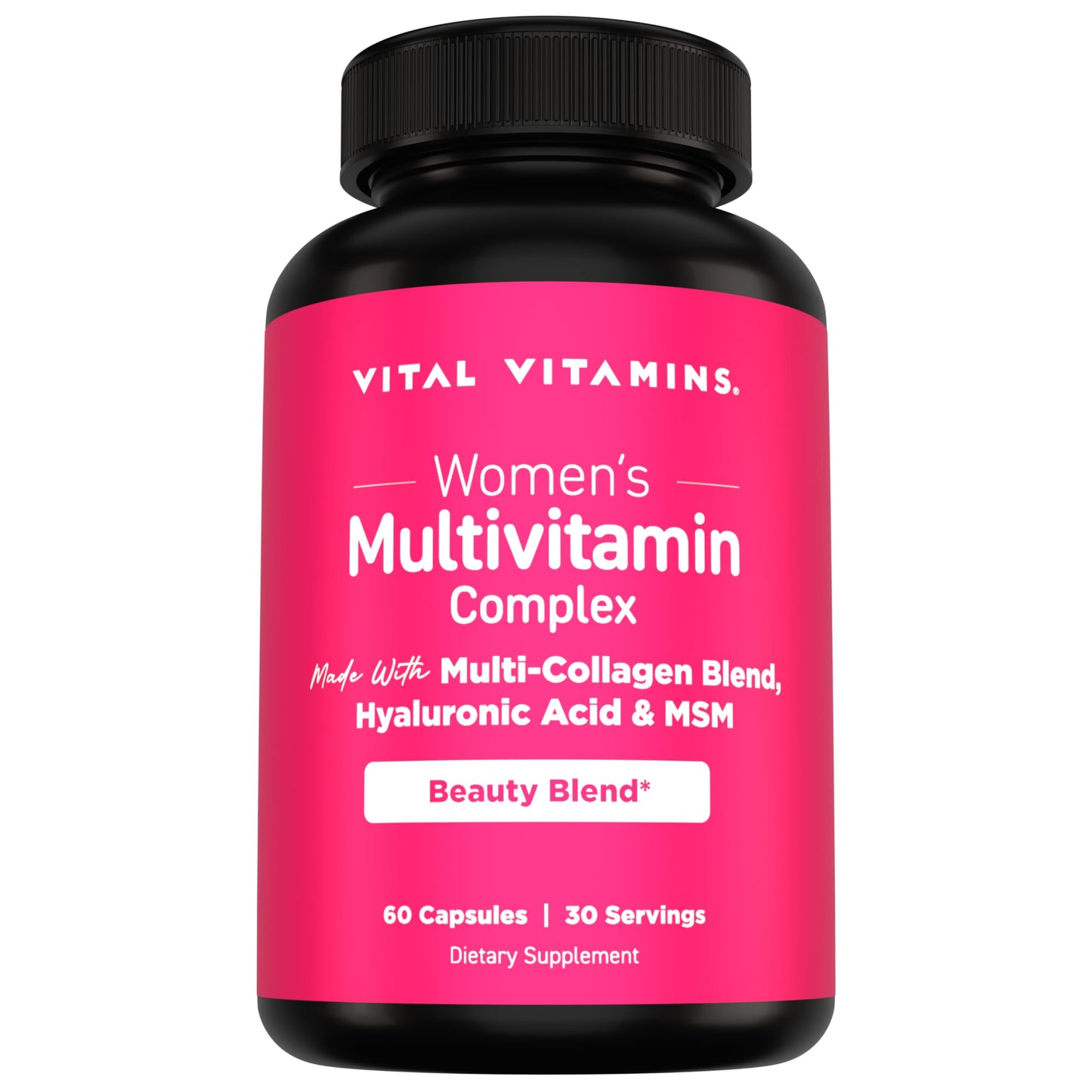 Vital Vitamins Women's Multivitamin Complex Capsules, 60 Count