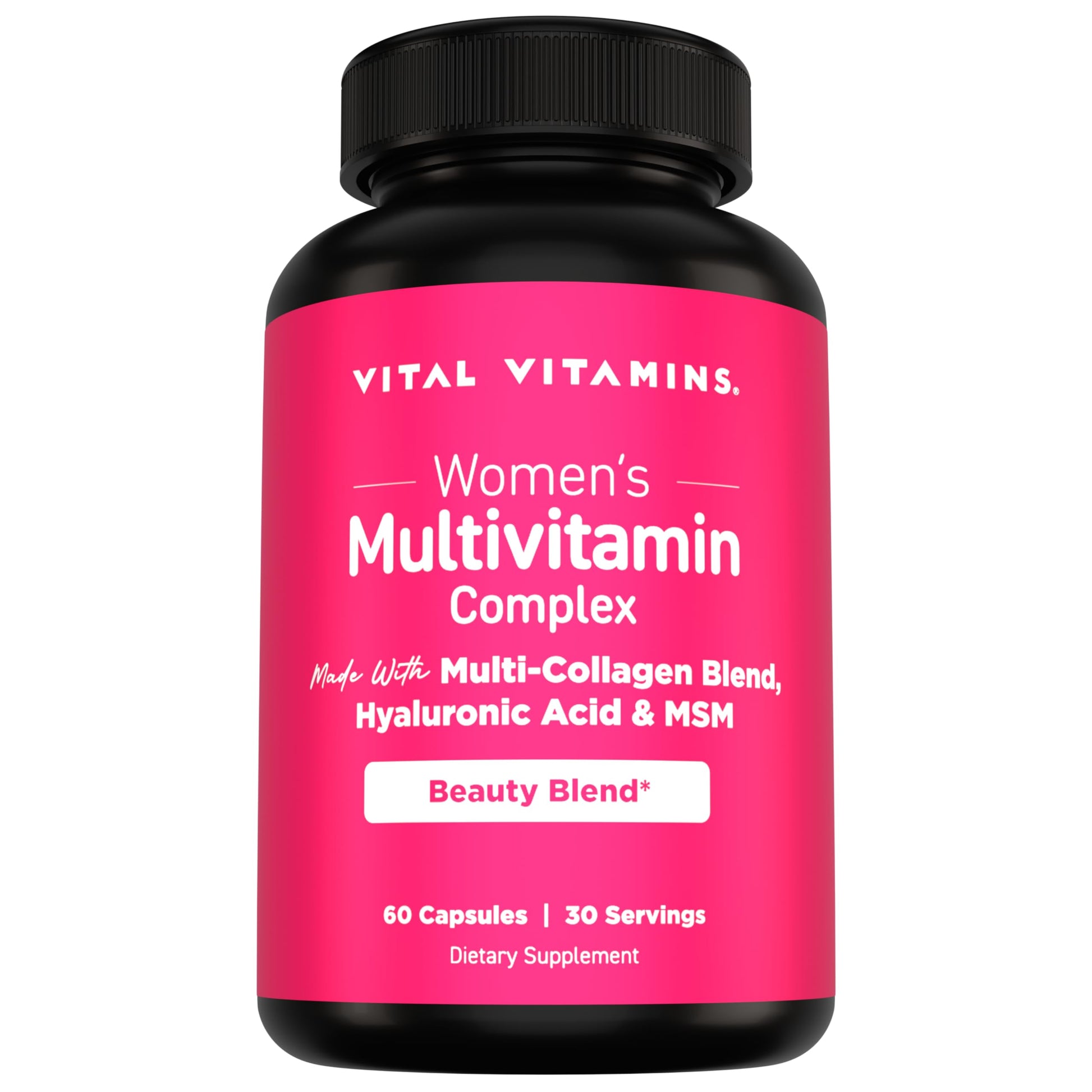 Vital Vitamins Women's Multivitamin Complex Capsules, 60 Count