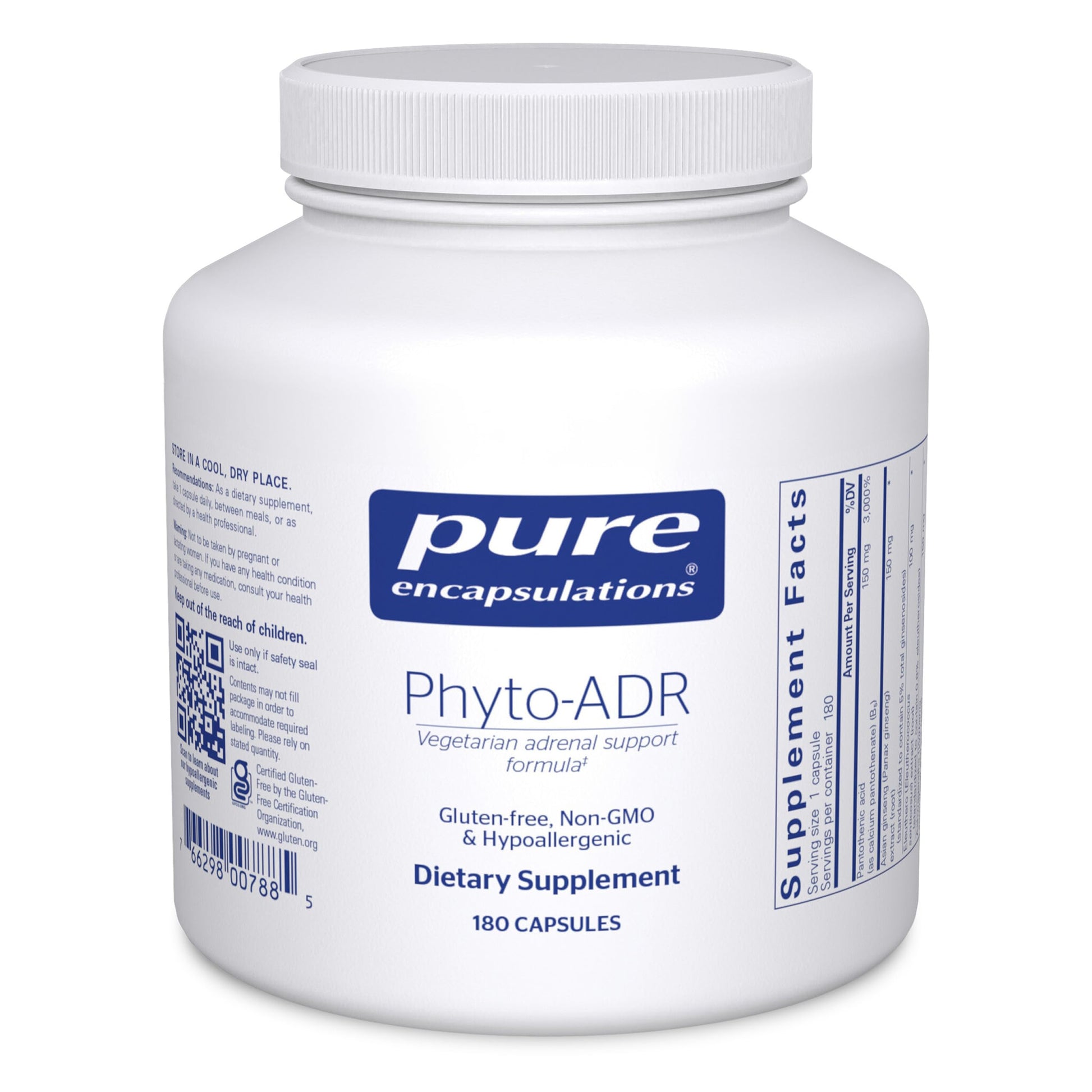 Pure Encapsulations Phyto-ADR Vegetarian Adrenal Support Formula Capsules 180