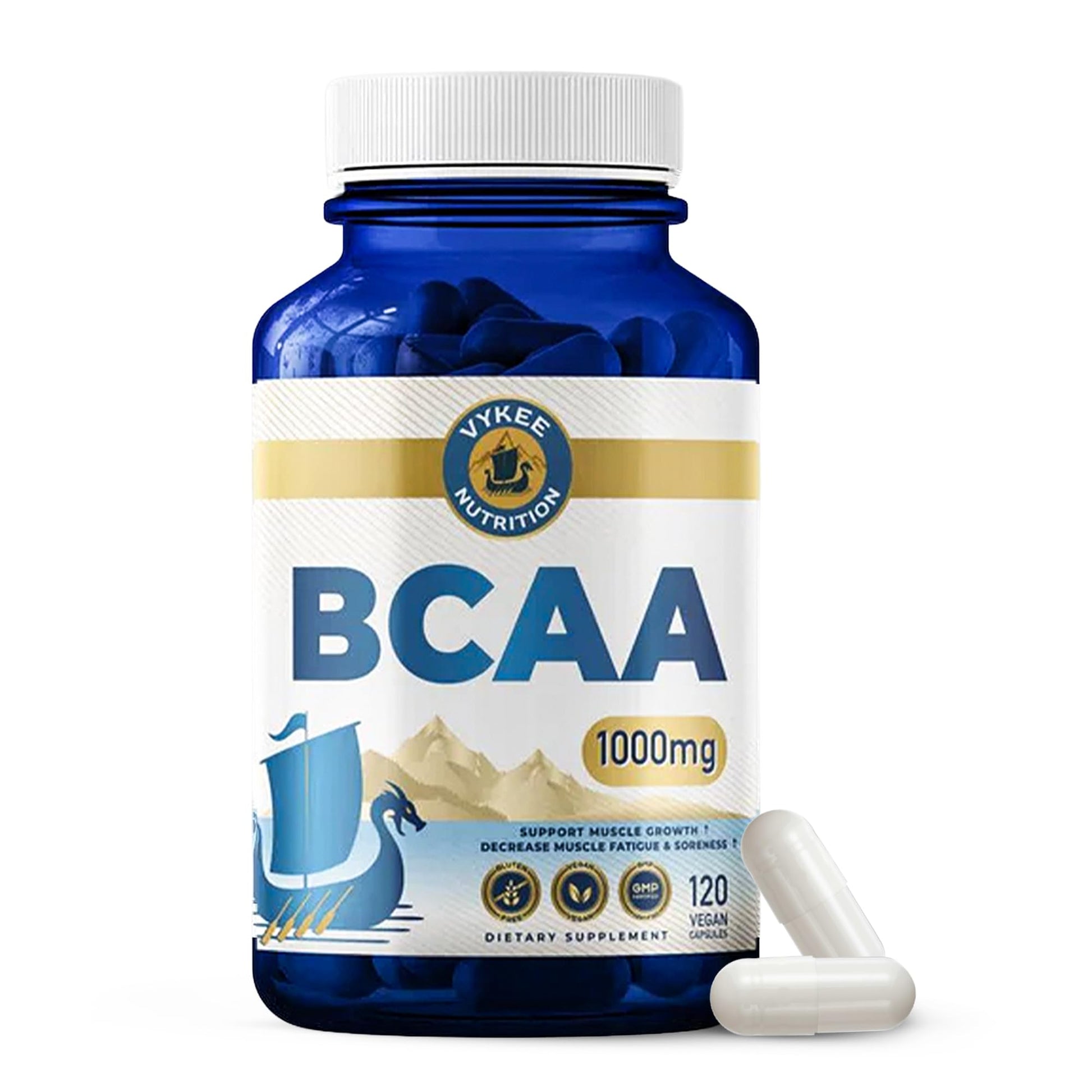 Vykee Nutrition BCAA Capsules 120 Count