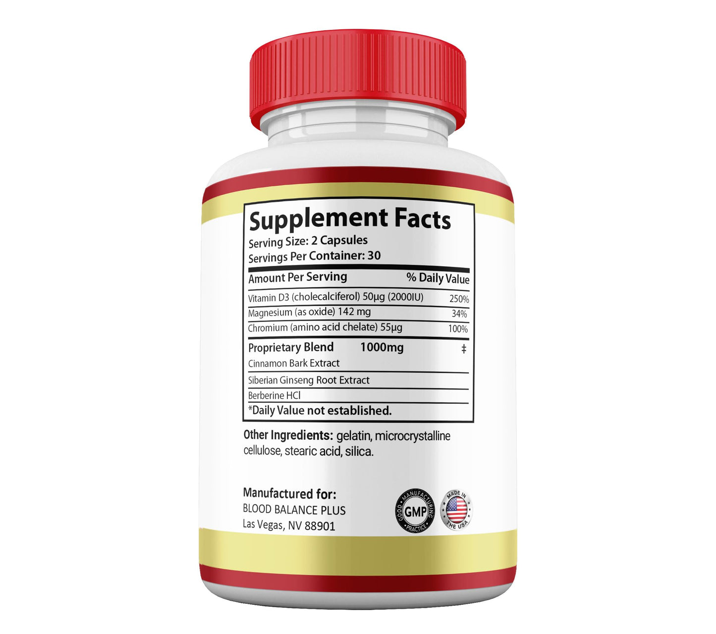 Gold Nutra BloodBalance Plus Capsules, 1 Count