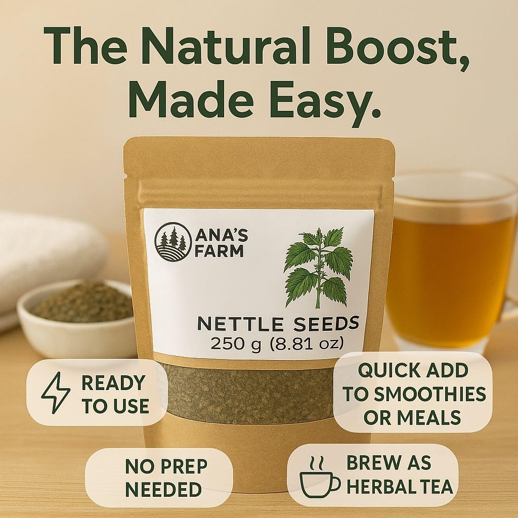 Generic Natural Nettle Seed (Urtica dioica) Powder 8.81 Ounce