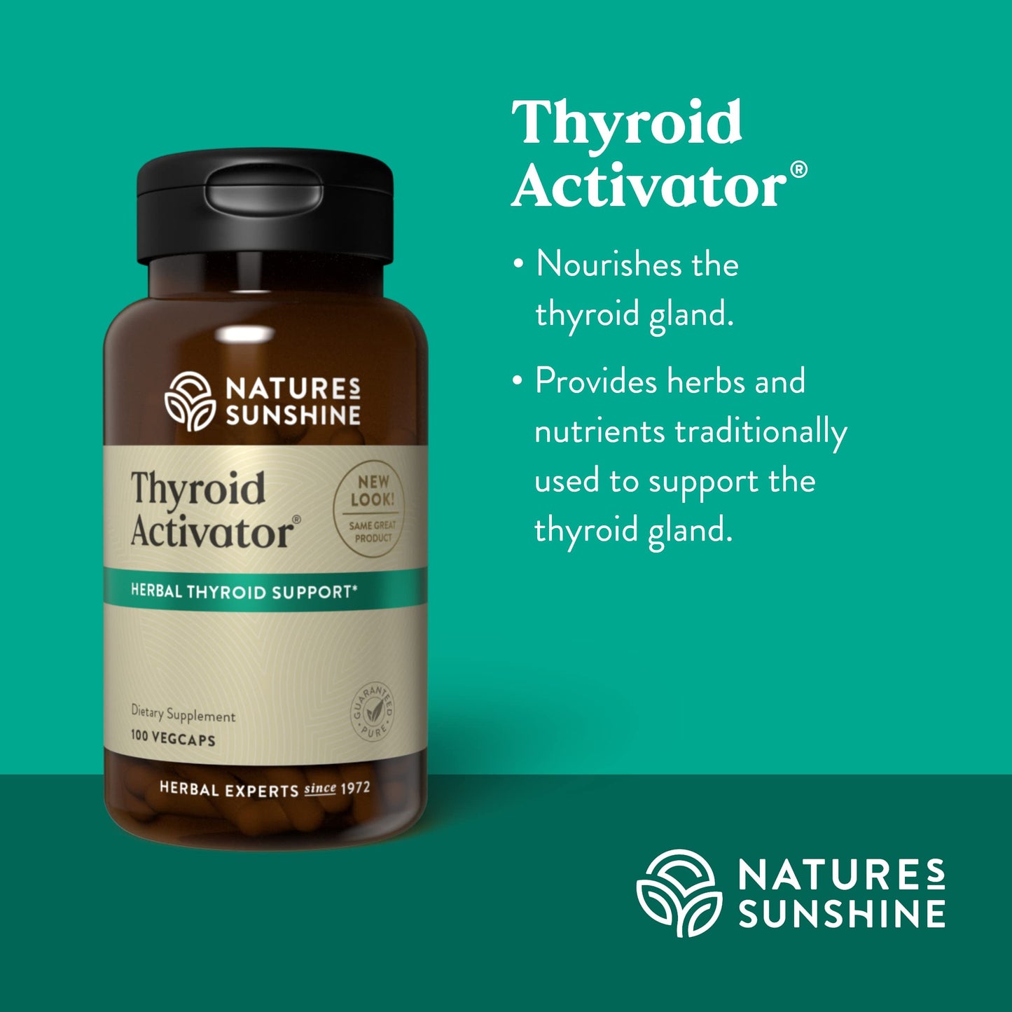 Nature's Sunshine Thyroid Activator Capsule 100 Capsules