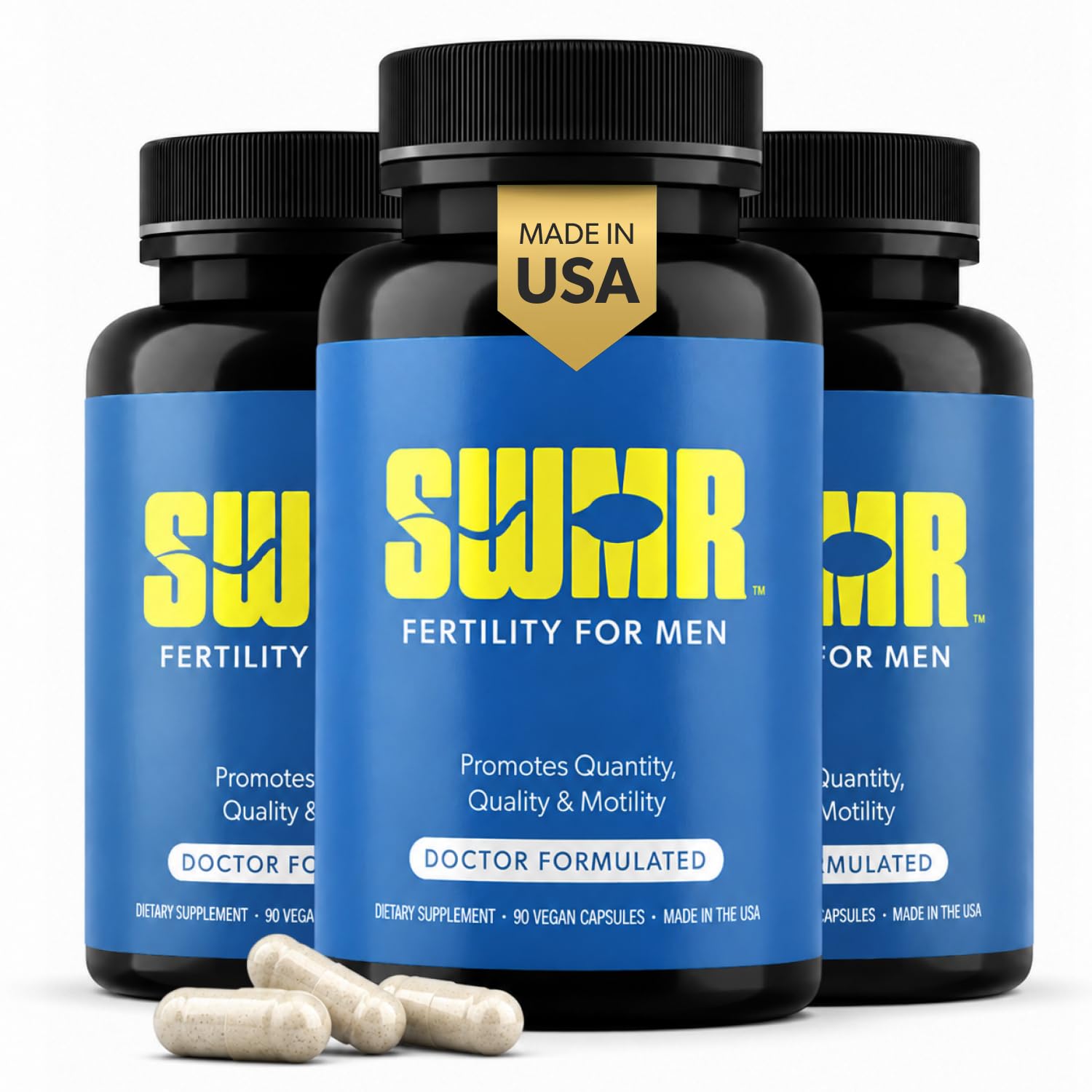 SWMR Male Fertility Supplement Capsule 270 Count