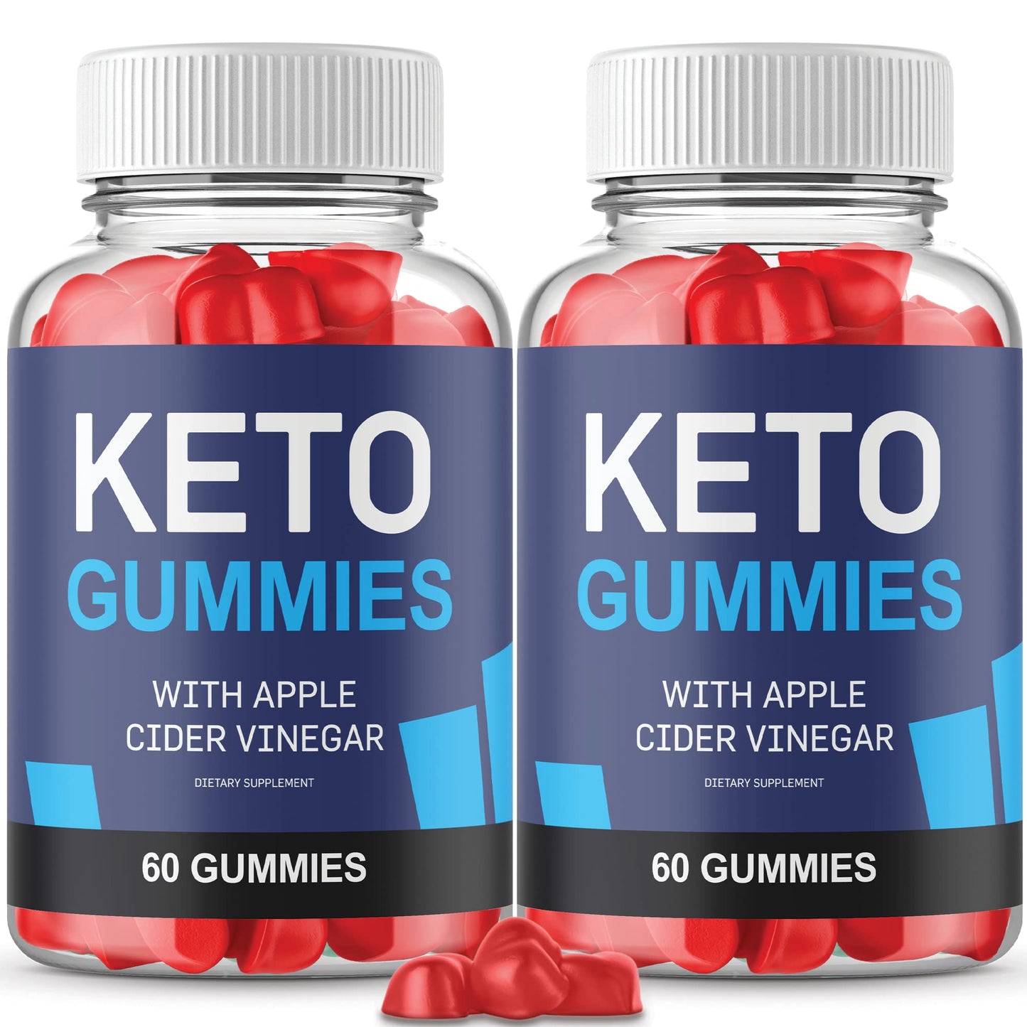 IDEAL PERFORMANCE Kickin Keto Gummies Advanced Strength Formula, Vegan ACV, 120 Gummies