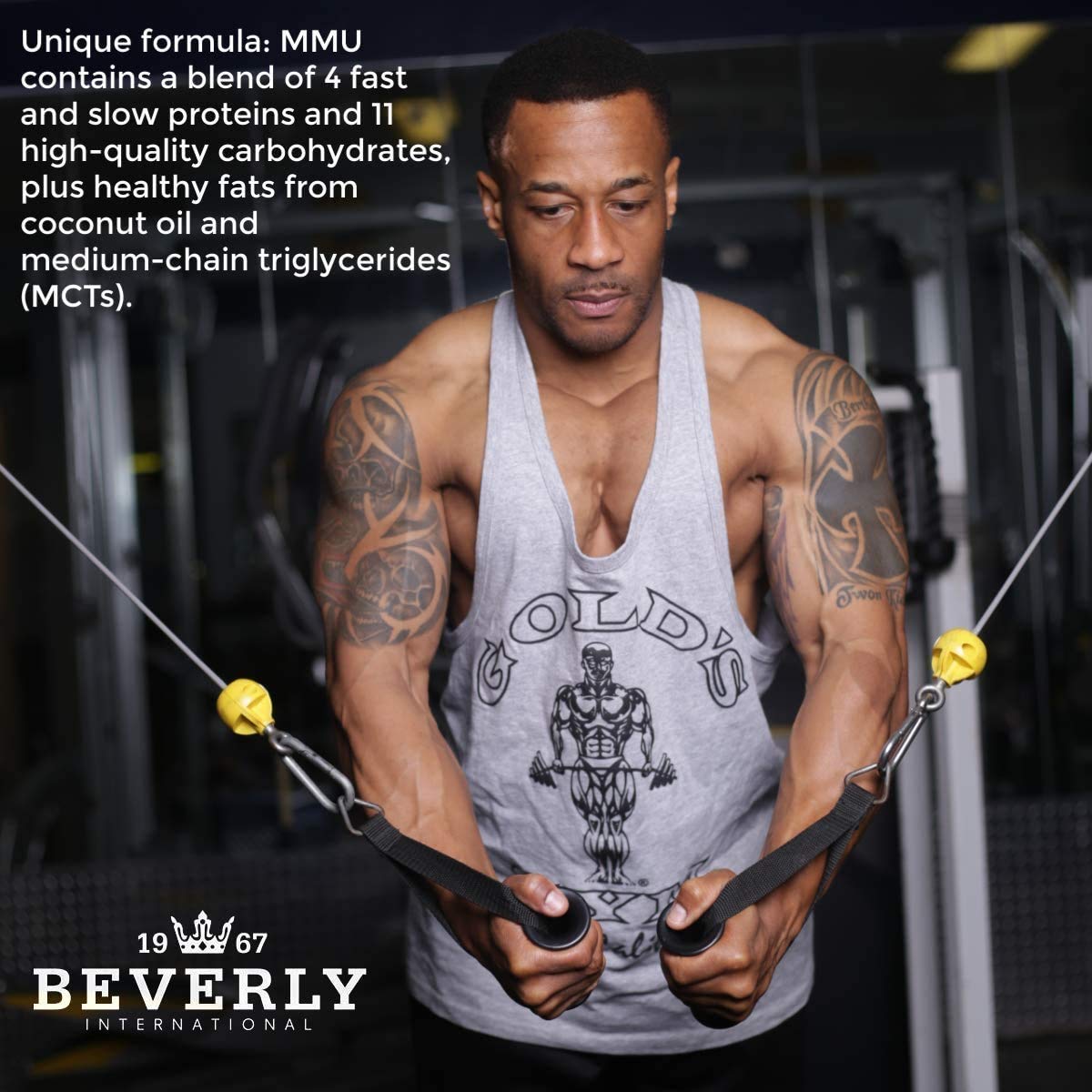 Beverly International Mass Maker Ultra Whey Protein Powder Vanilla 48 oz