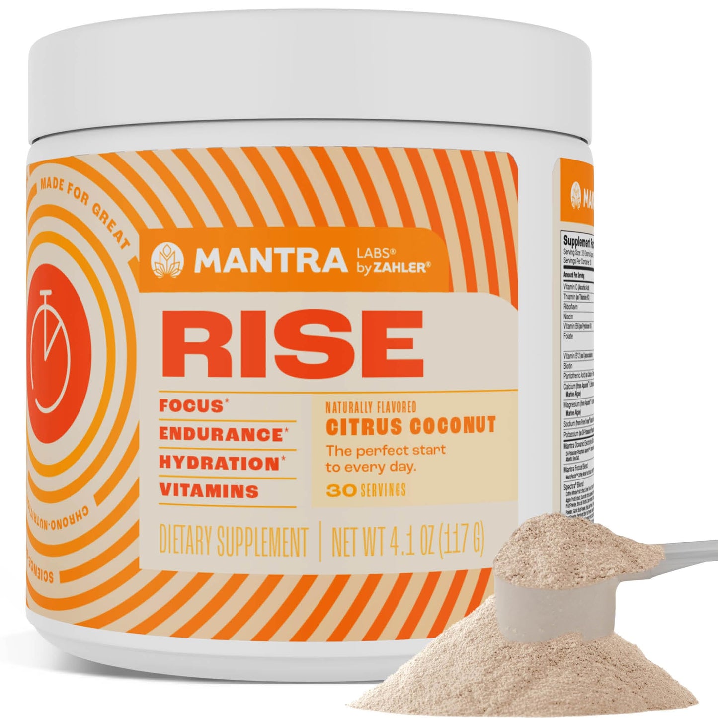 Zahler Mantra Rise Powder 4.1 Ounce