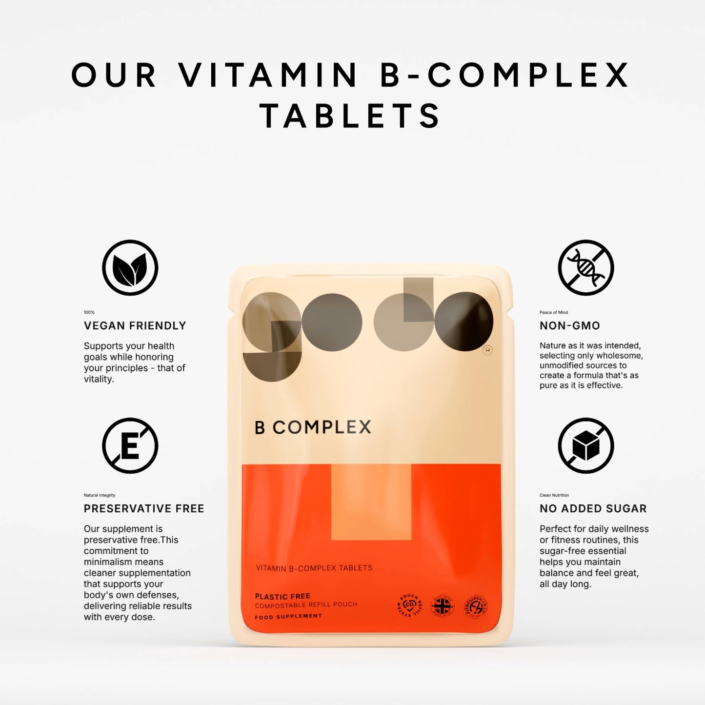 Fitness Health Vitamin B Complex, 120 Tablets