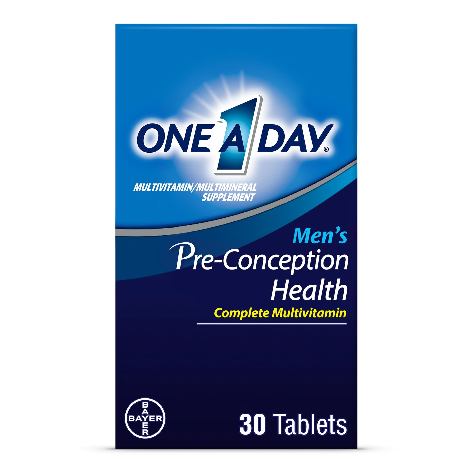 ONE A DAY Men's Pre-Conception Health Multivitamin to Support Sperm Health, 30 Tablets