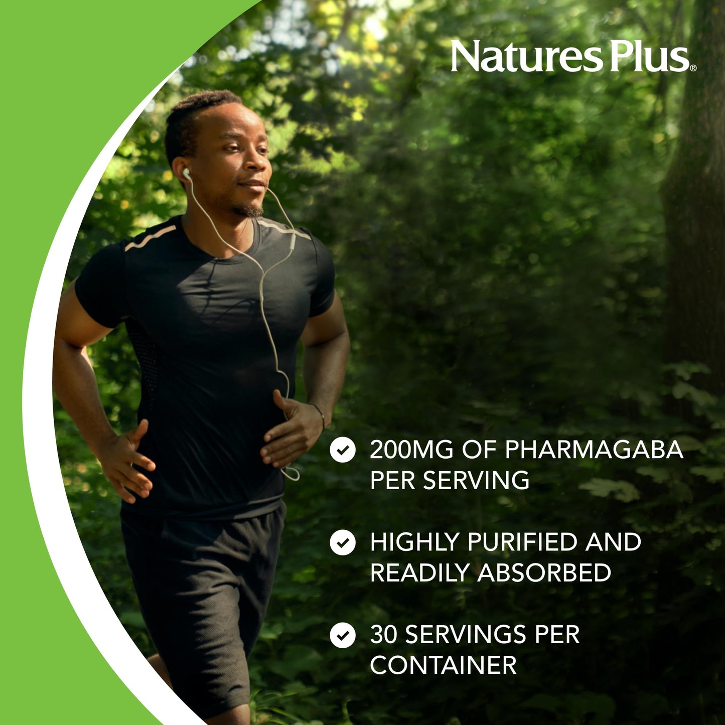 NaturesPlus PRO PharmaGABA 60 Capsules