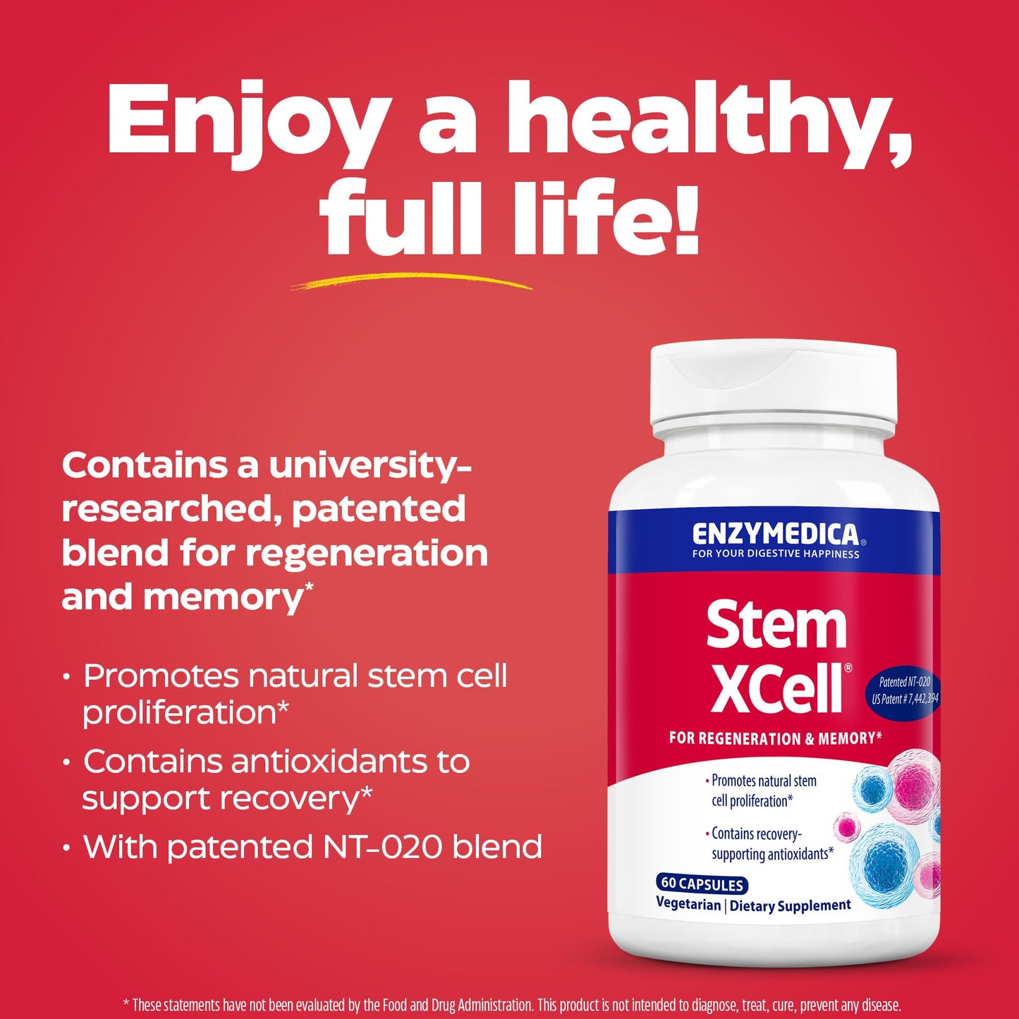 Enzymedica Stem XCell Capsule, 60 Count