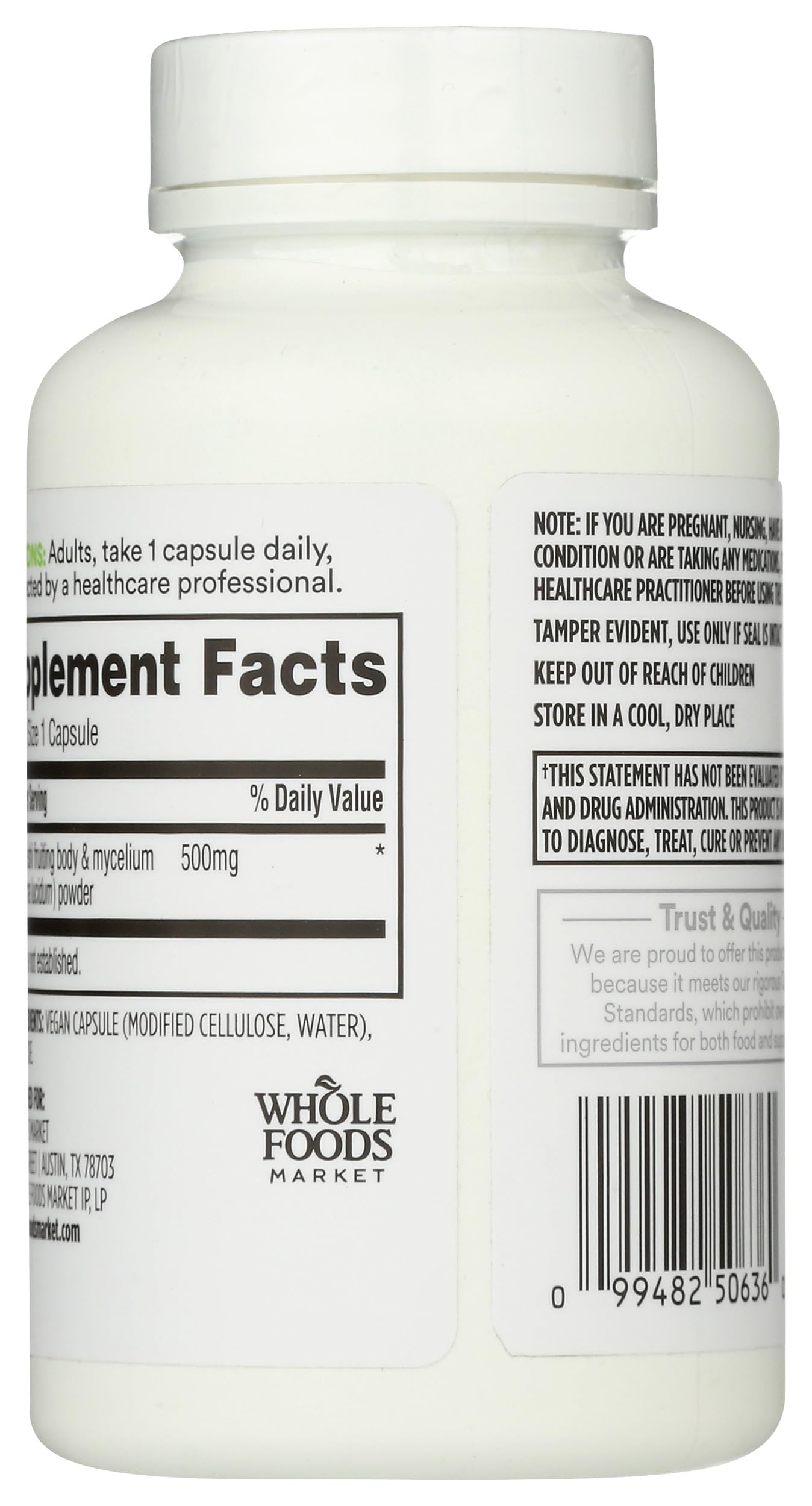 365 by Whole Foods Market Reishi Capsule 90