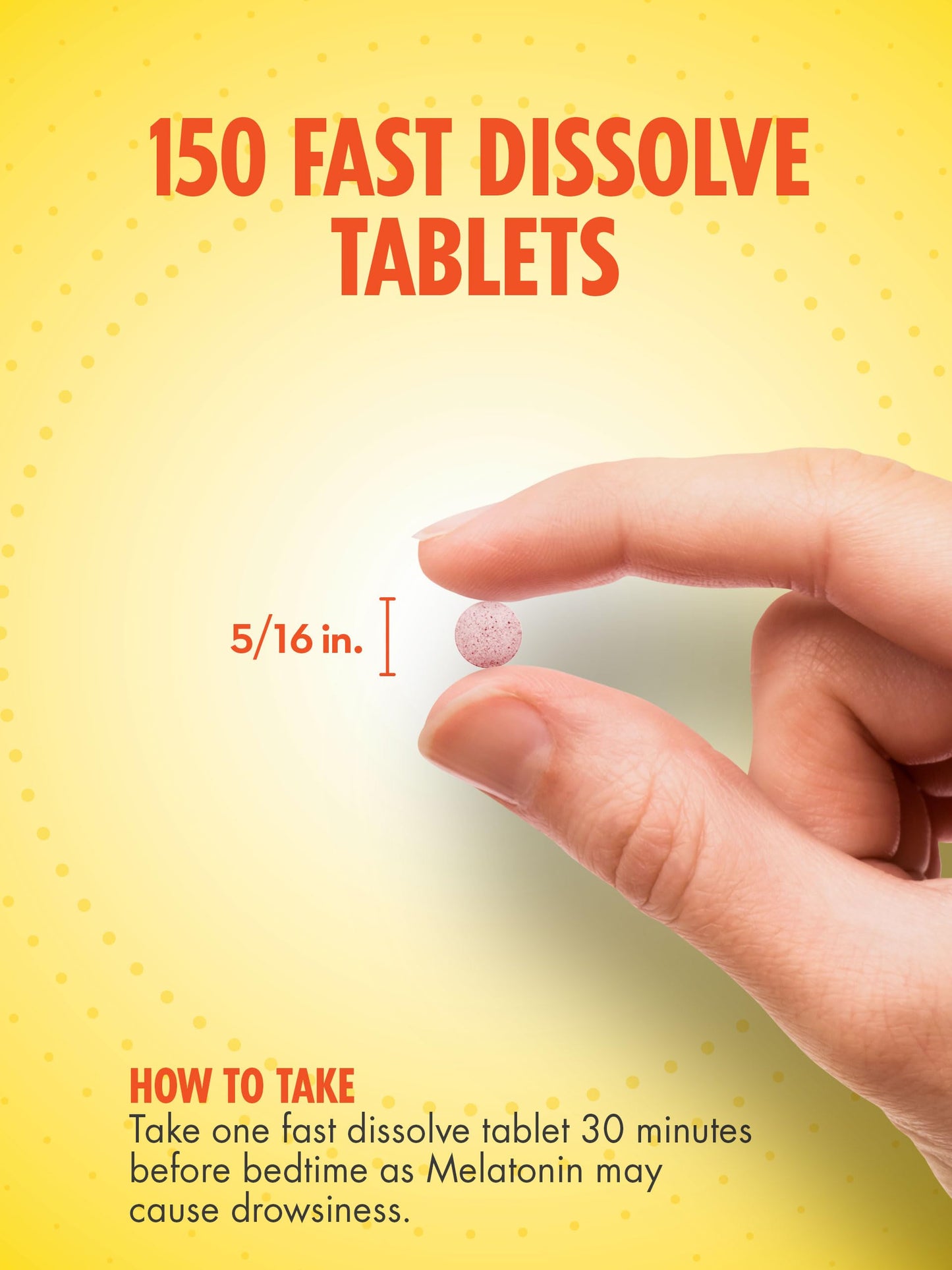 Sundance Melatonin Fast Dissolve Tablet 150 Tablets