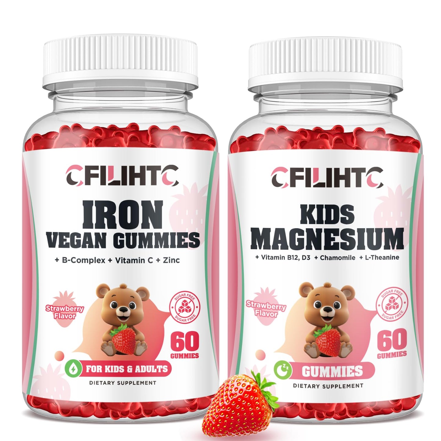 CFILIHTC Magnesium Glycinate Gummies, 120 Count