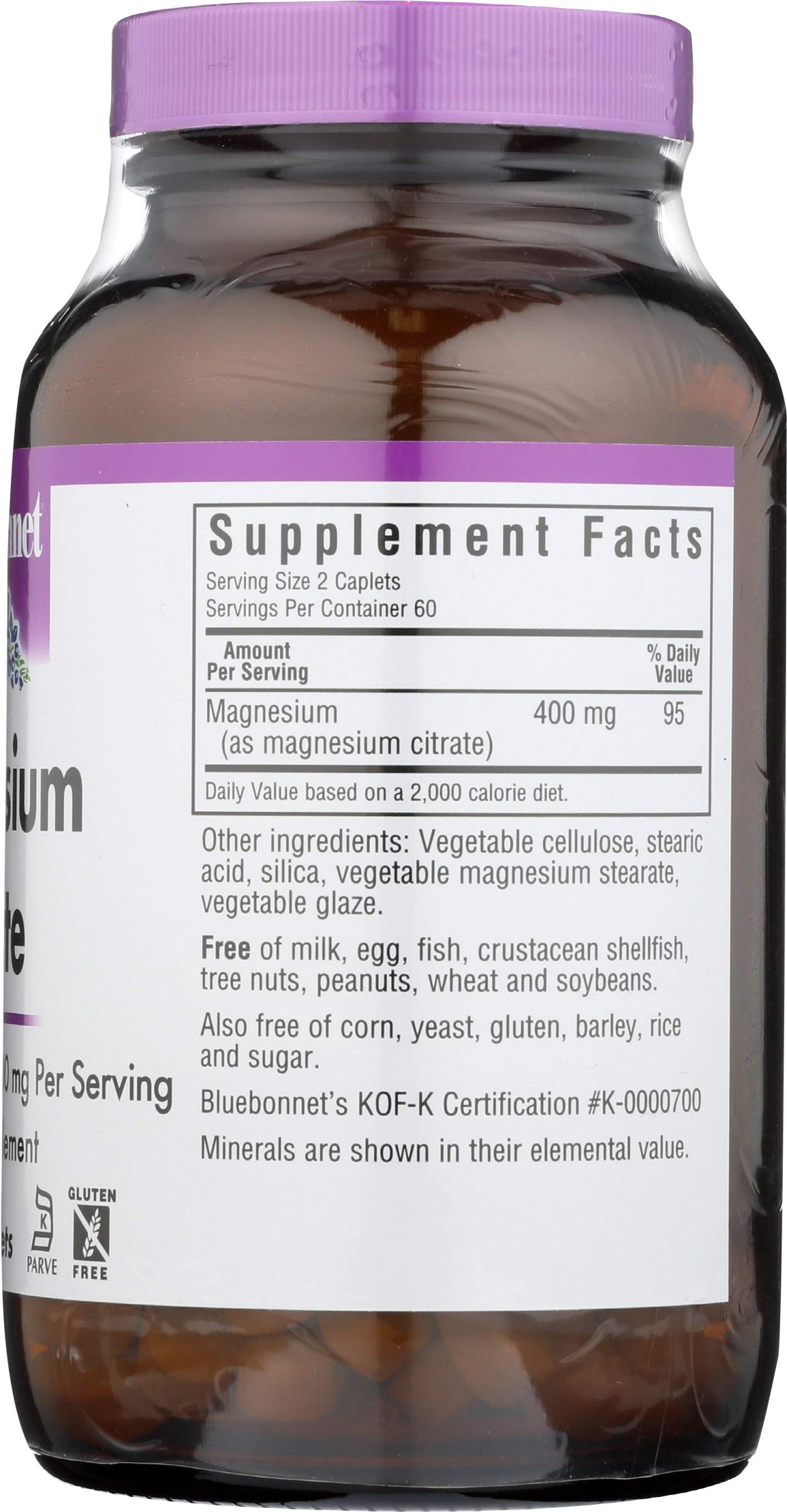 BlueBonnet Magnesium Citrate Tablets 120