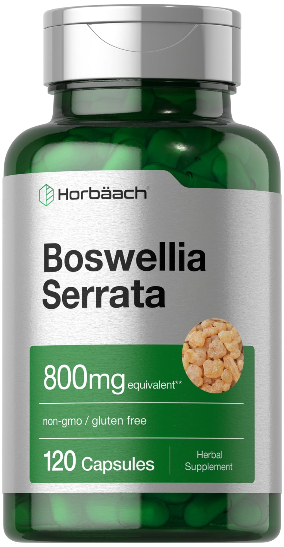 Horbäach Boswellia Serrata Extract Capsules 120 Count
