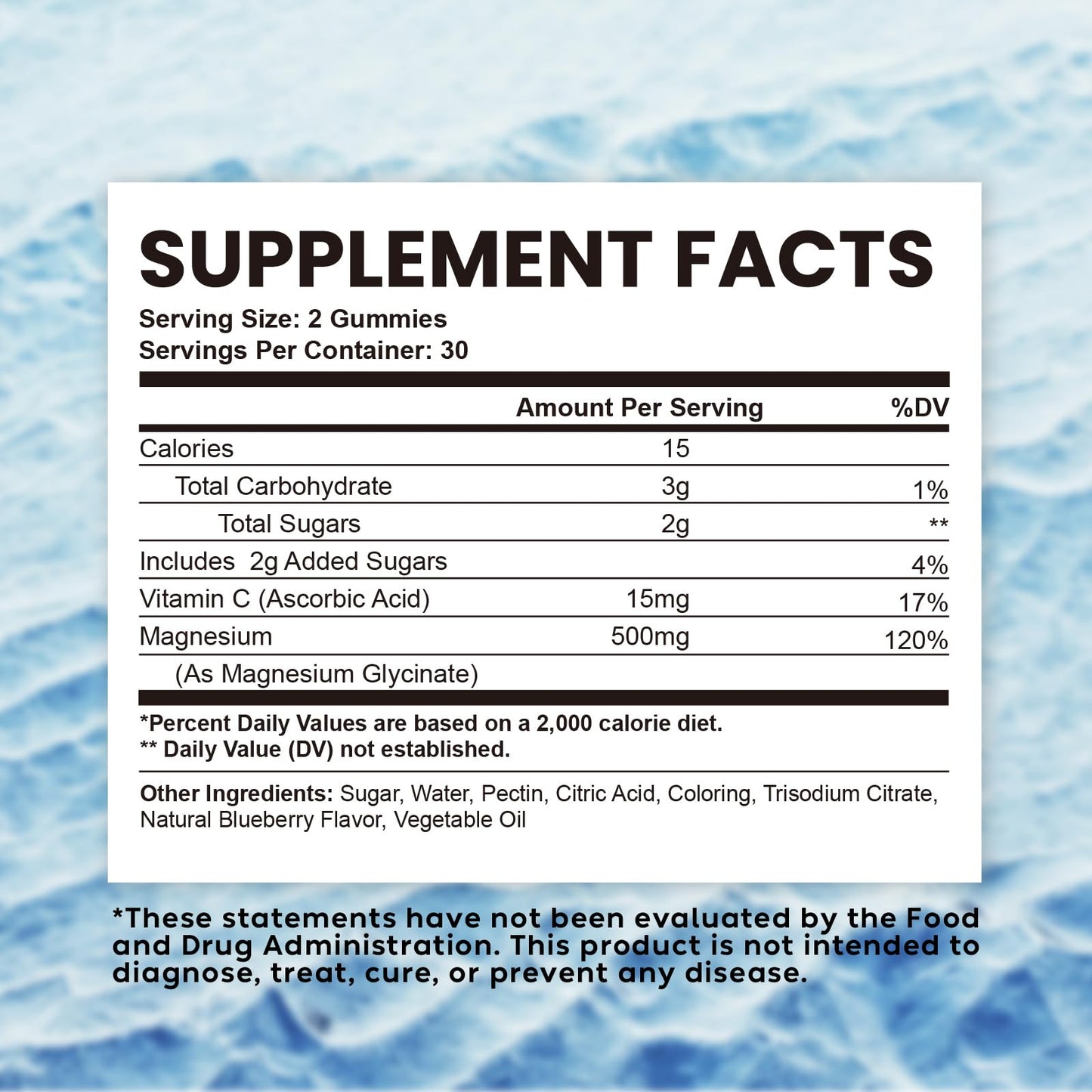 esverco Magnesium Glycinate Gummies 500mg No Melatonin Strawberry Flavor 120 Count