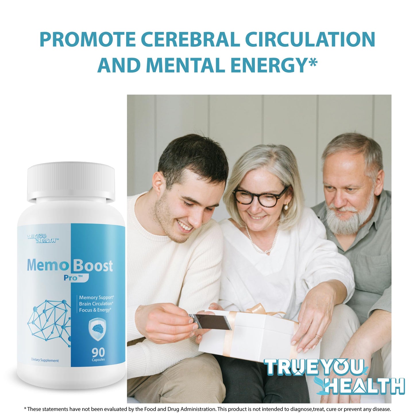 True You Health Memo Boost Pro Capsules 90 Count