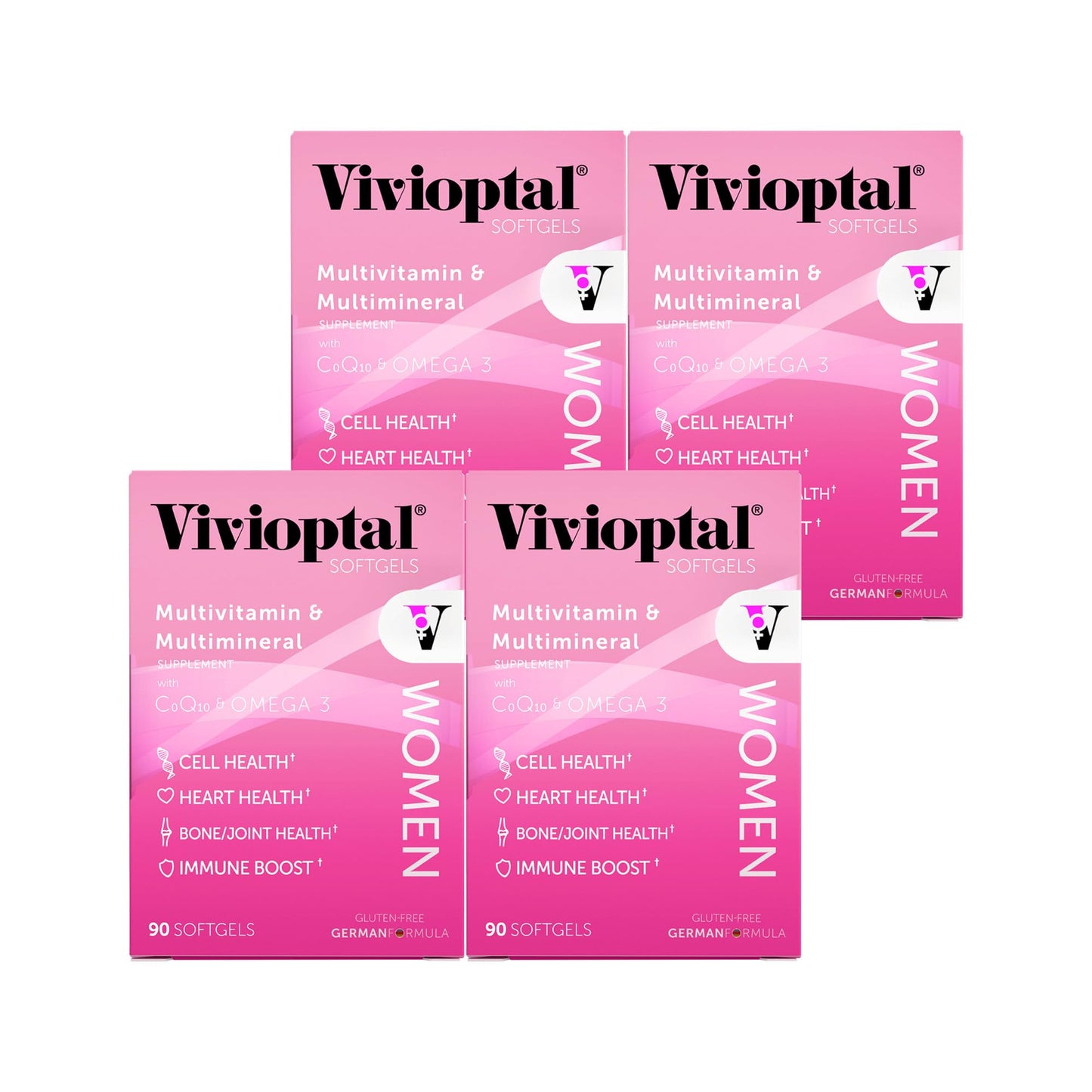 Vivioptal Vitamins Vivioptal Women Multivitamin & Multimineral Softgels 90