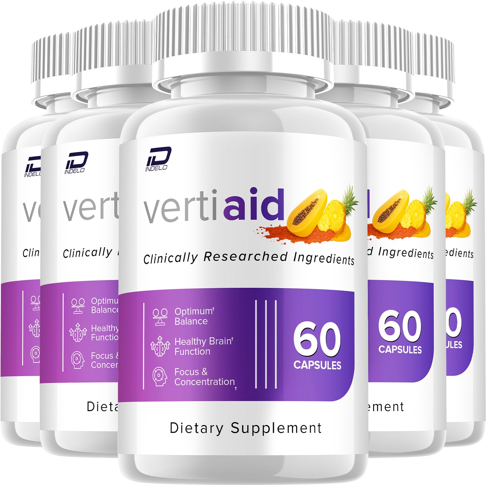 Indelo VertiAid Supplement Capsules, 300 Capsules