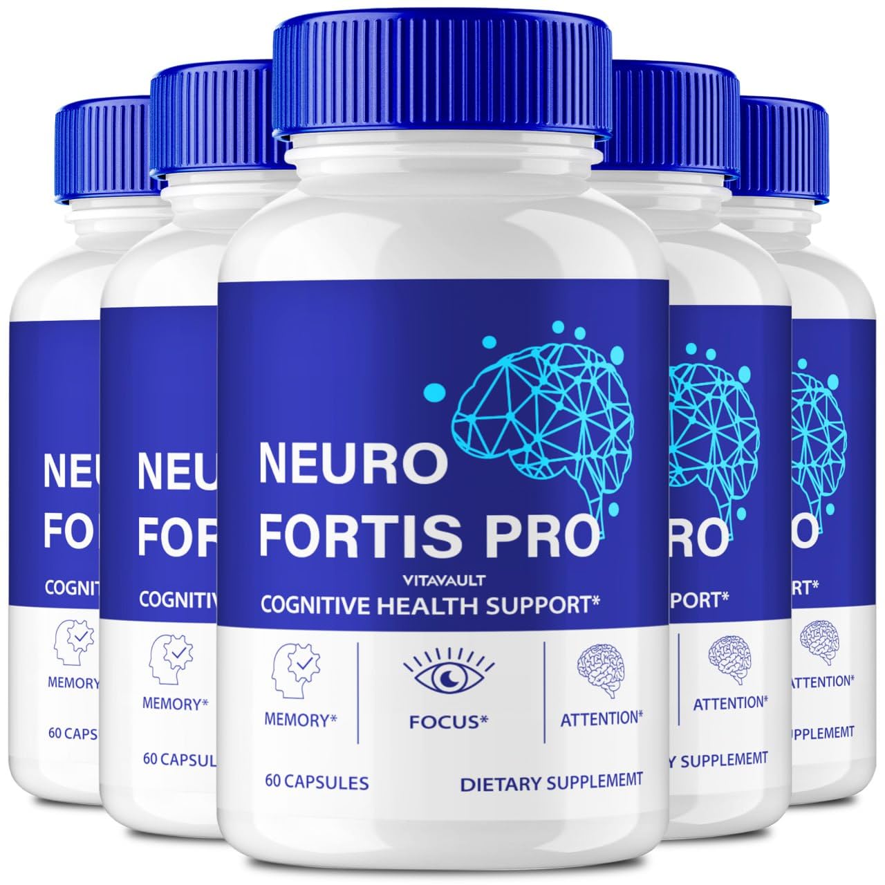 Vitavault Neuro Fortis Pro Brain Supplement 300 Capsules