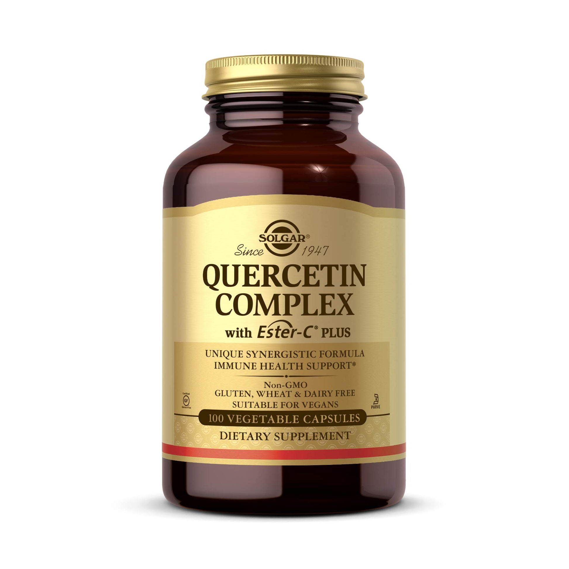Solgar Quercetin Complex with Ester-C Plus Capsules, 100 Capsules
