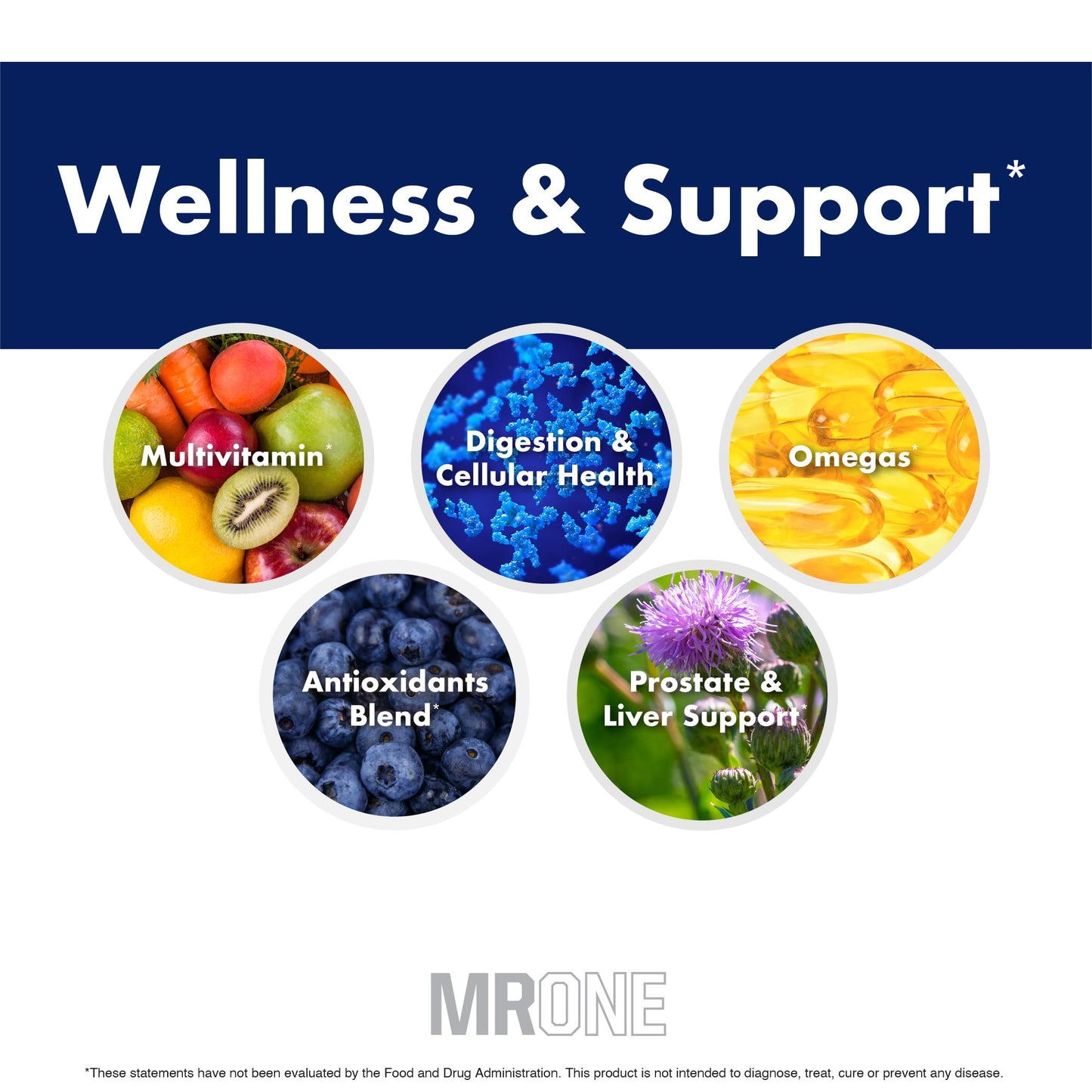 NutraOne MrOne Daily Vitamin Packs for Men Powder 180 Count