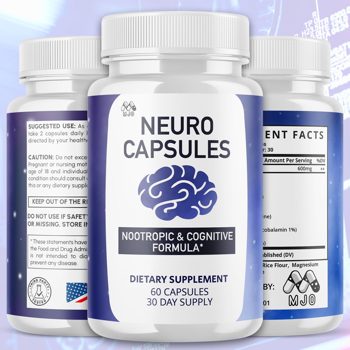 MJO Neuro Capsules 60 Capsules