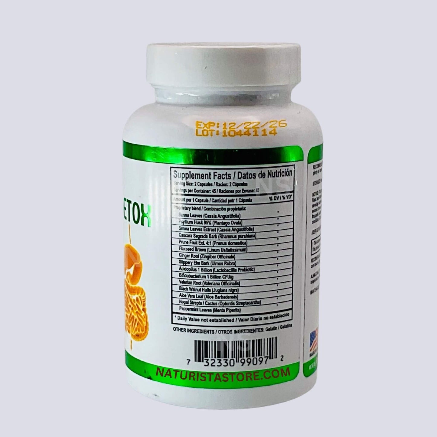 Generic Elite Natural Super Total-Detox Supplement 90 Capsules