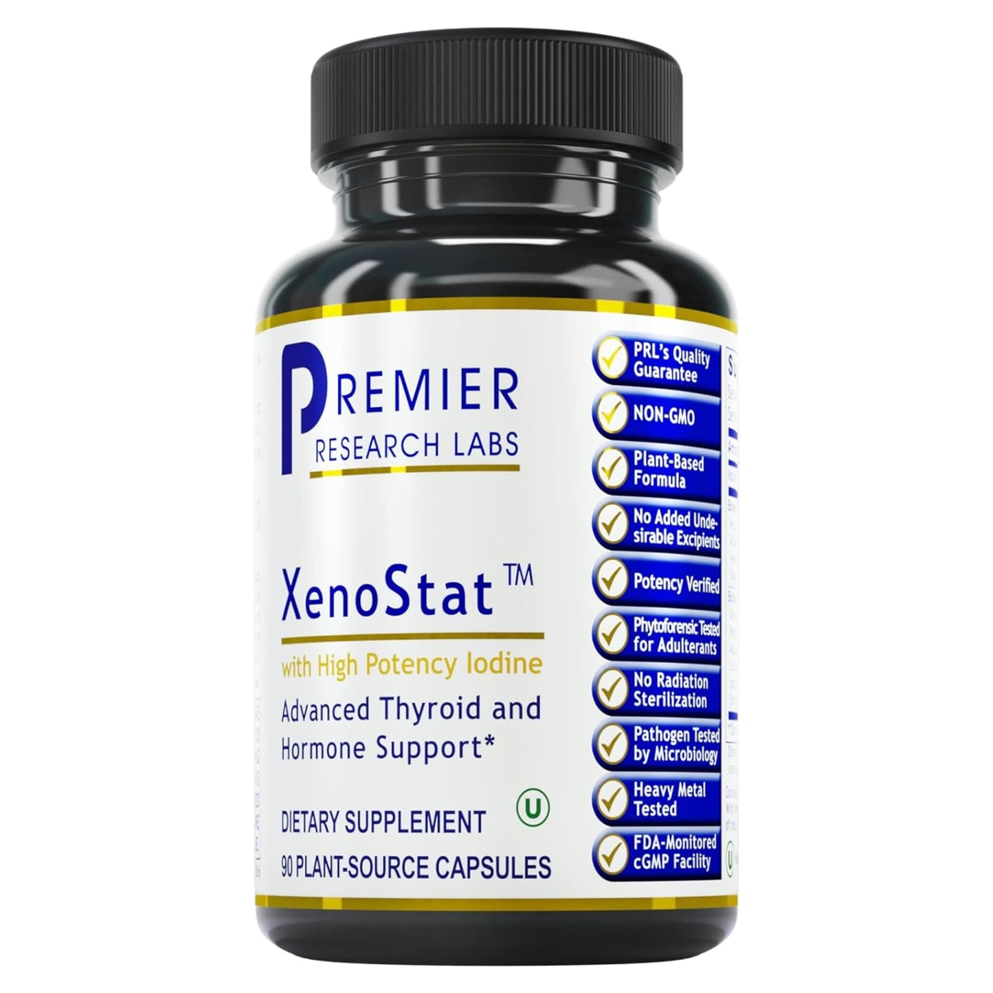 Premier Research Labs XenoStat Thyroid Support Capsule 90 Capsules