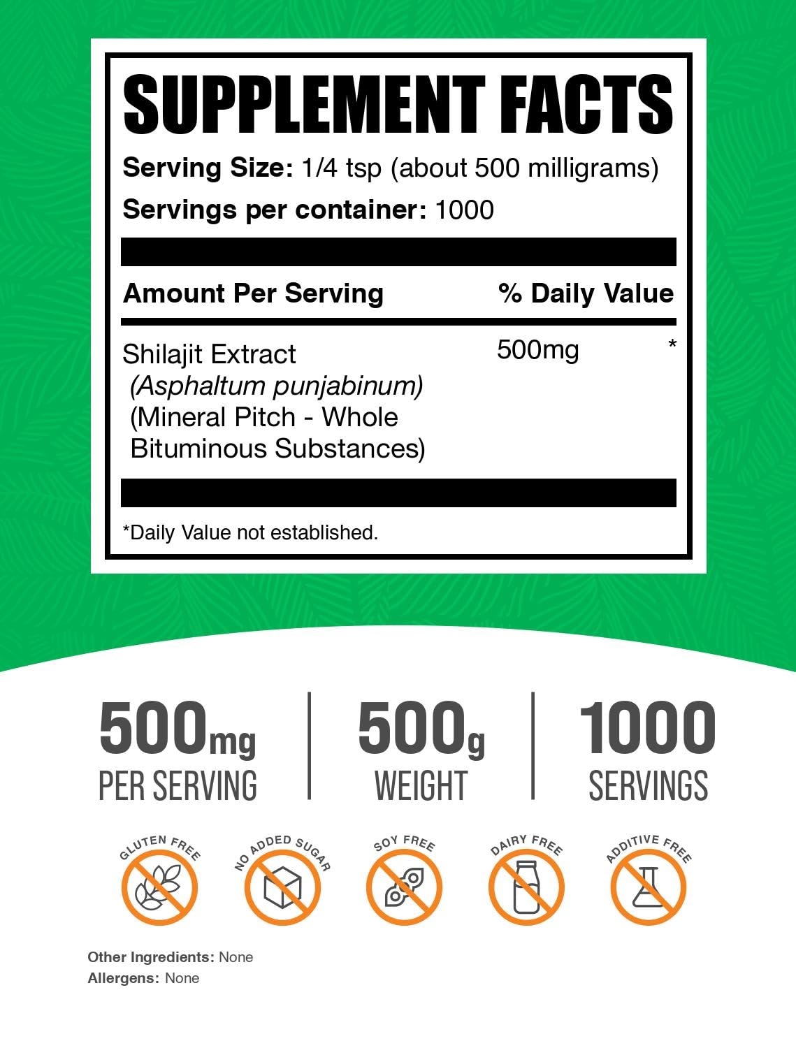 BulkSupplements Shilajit Extract Powder, 17.6 oz