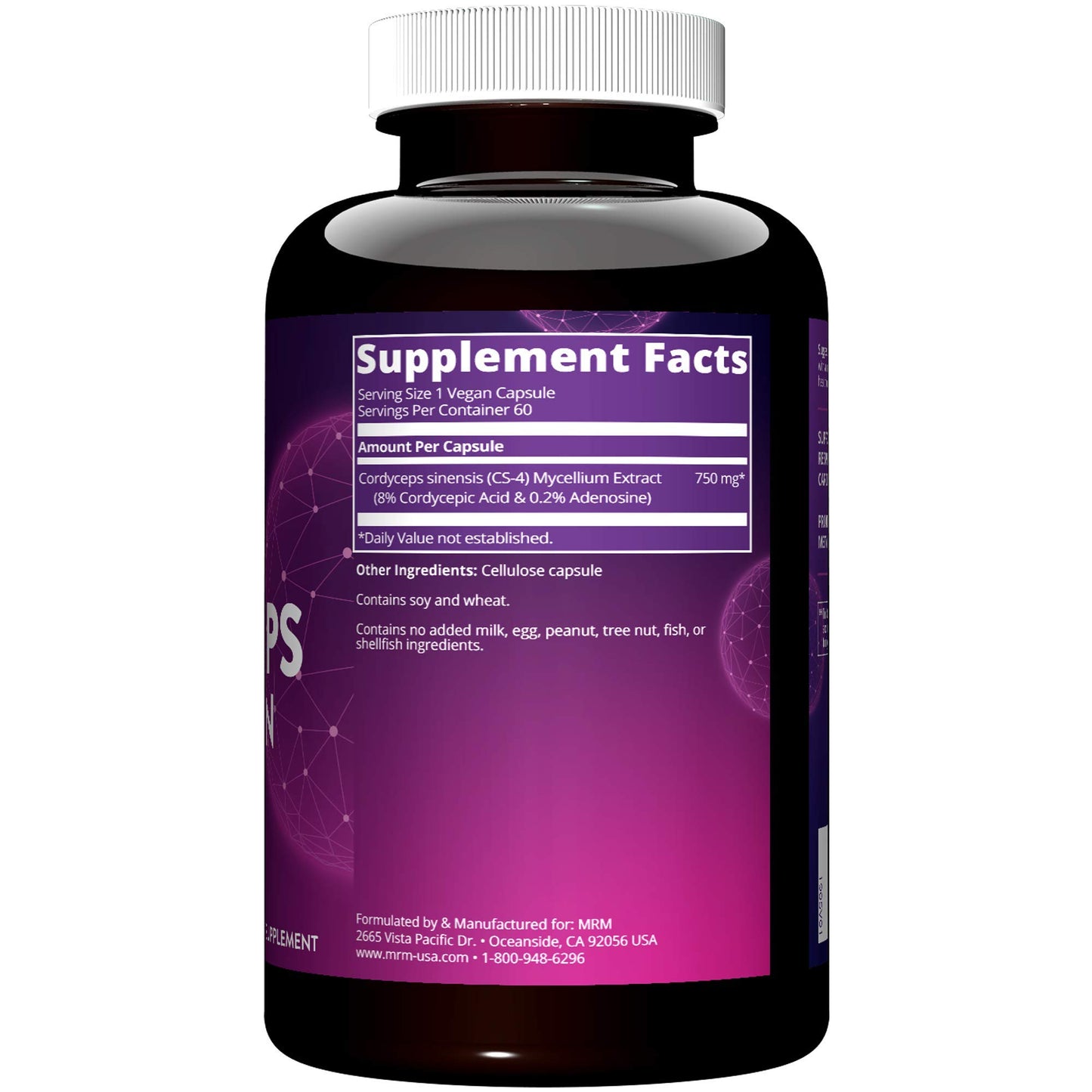 MRM Cordyceps CS-4 Strain Capsule 60 Count