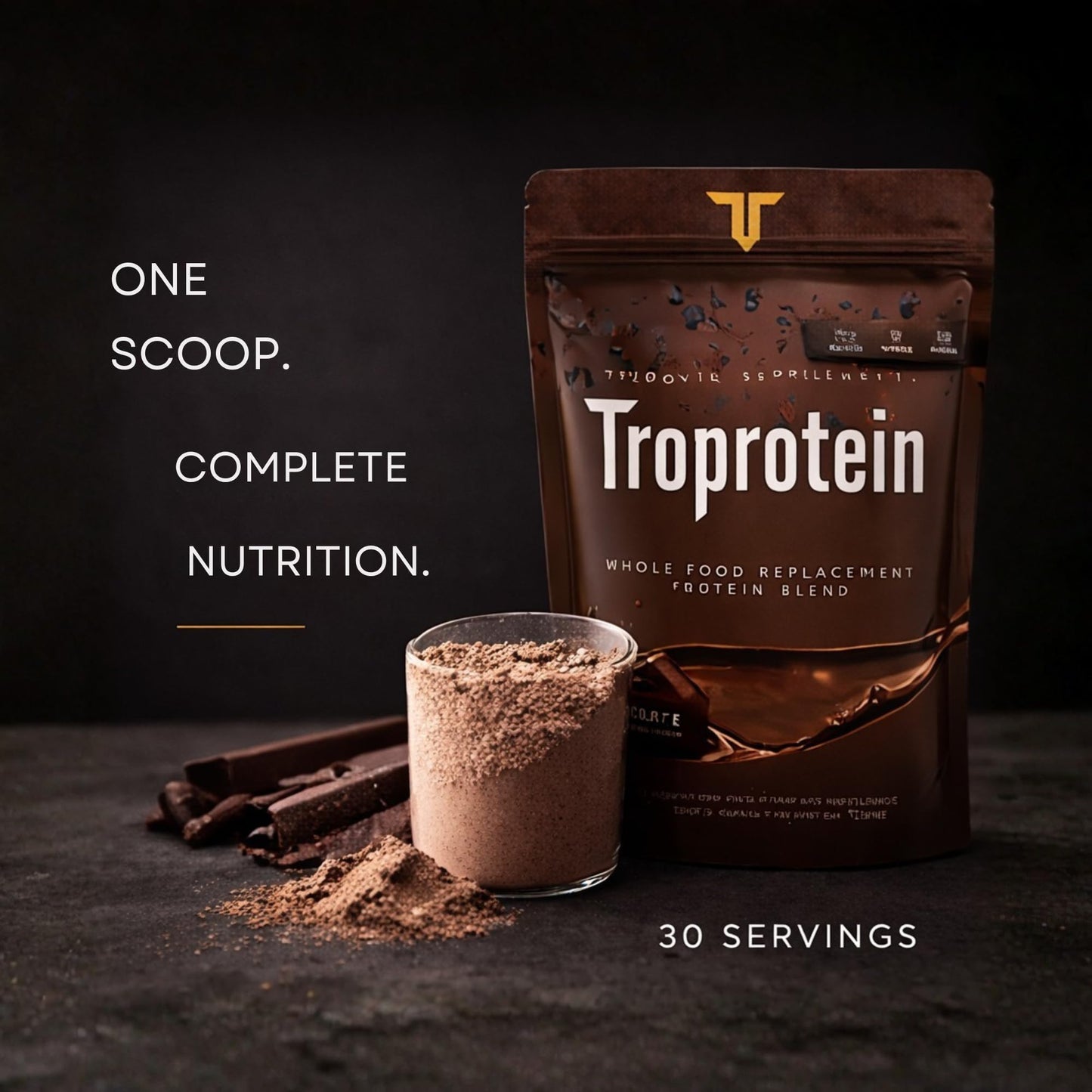 Troponin Nutrition Troprotein Protein Powder 1 oz