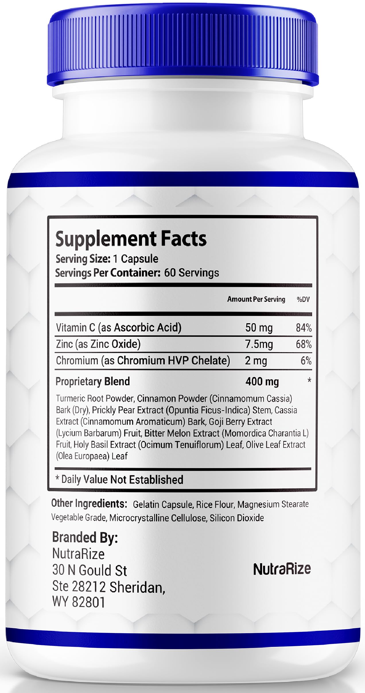 NutraRize Gluco Fortex Capsules 120 Capsules