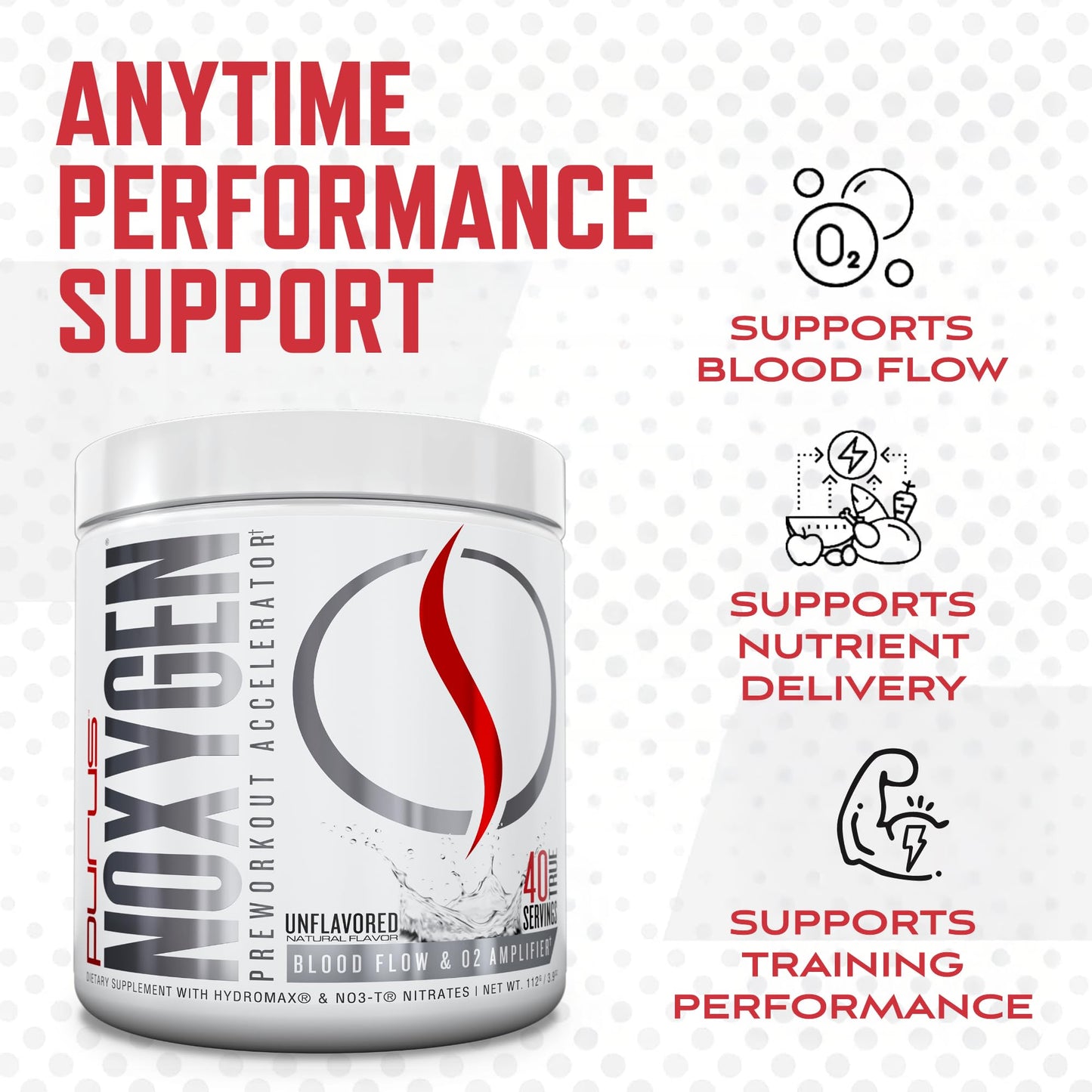 Purus Labs NOXygen Powder Pre-Workout Accelerator, 40 Servings