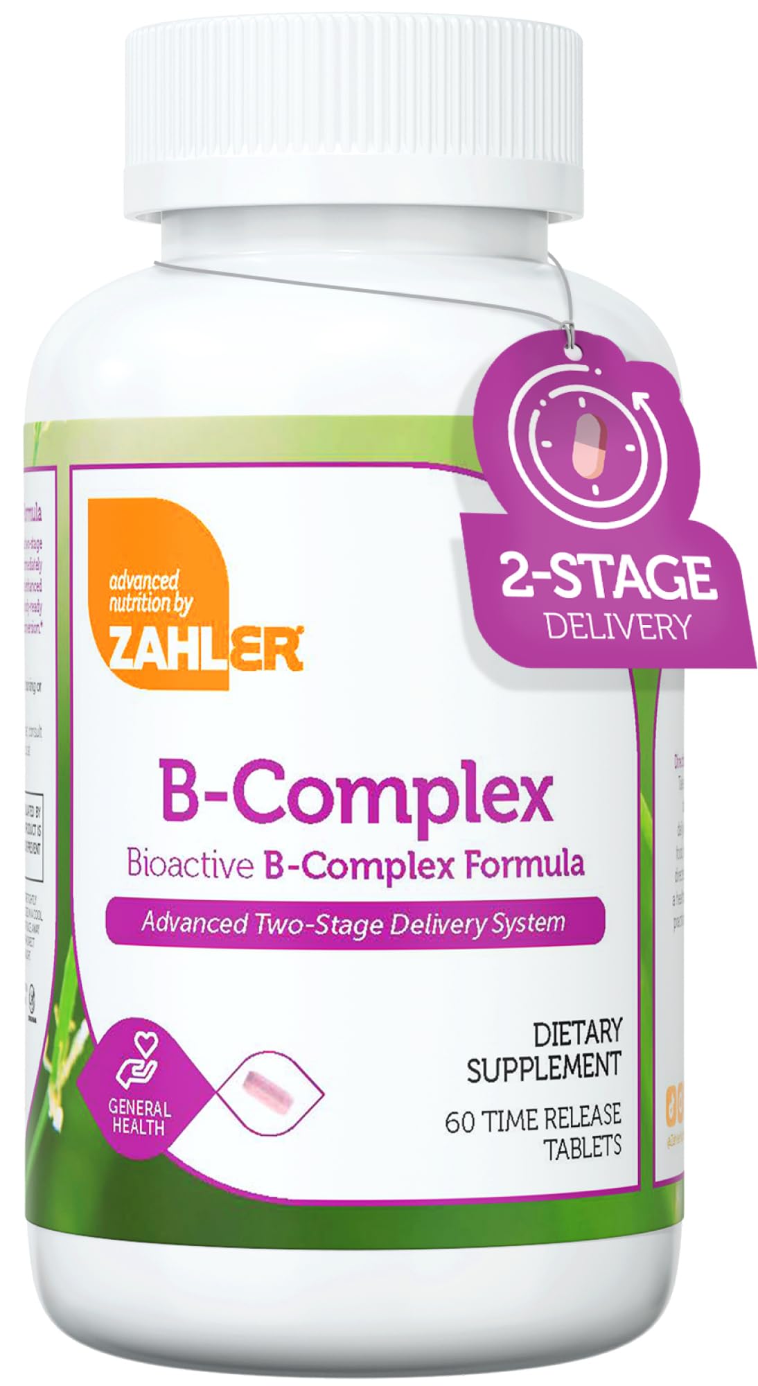 Zahler B-Complex Vitamins for Women & Men Tablet, 60 Count