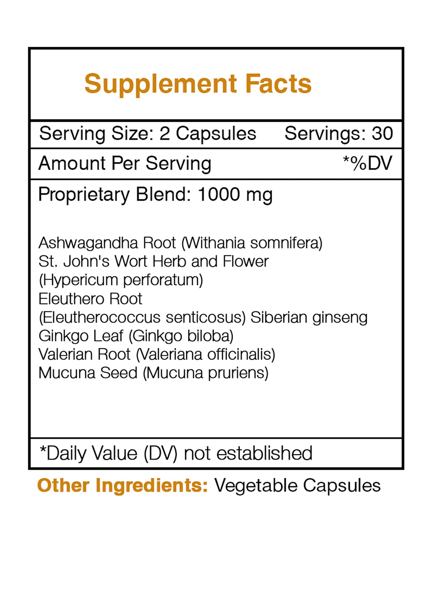 Secrets of the Tribe Tame The Monster Mood Balance Formula Capsules, 60 Count