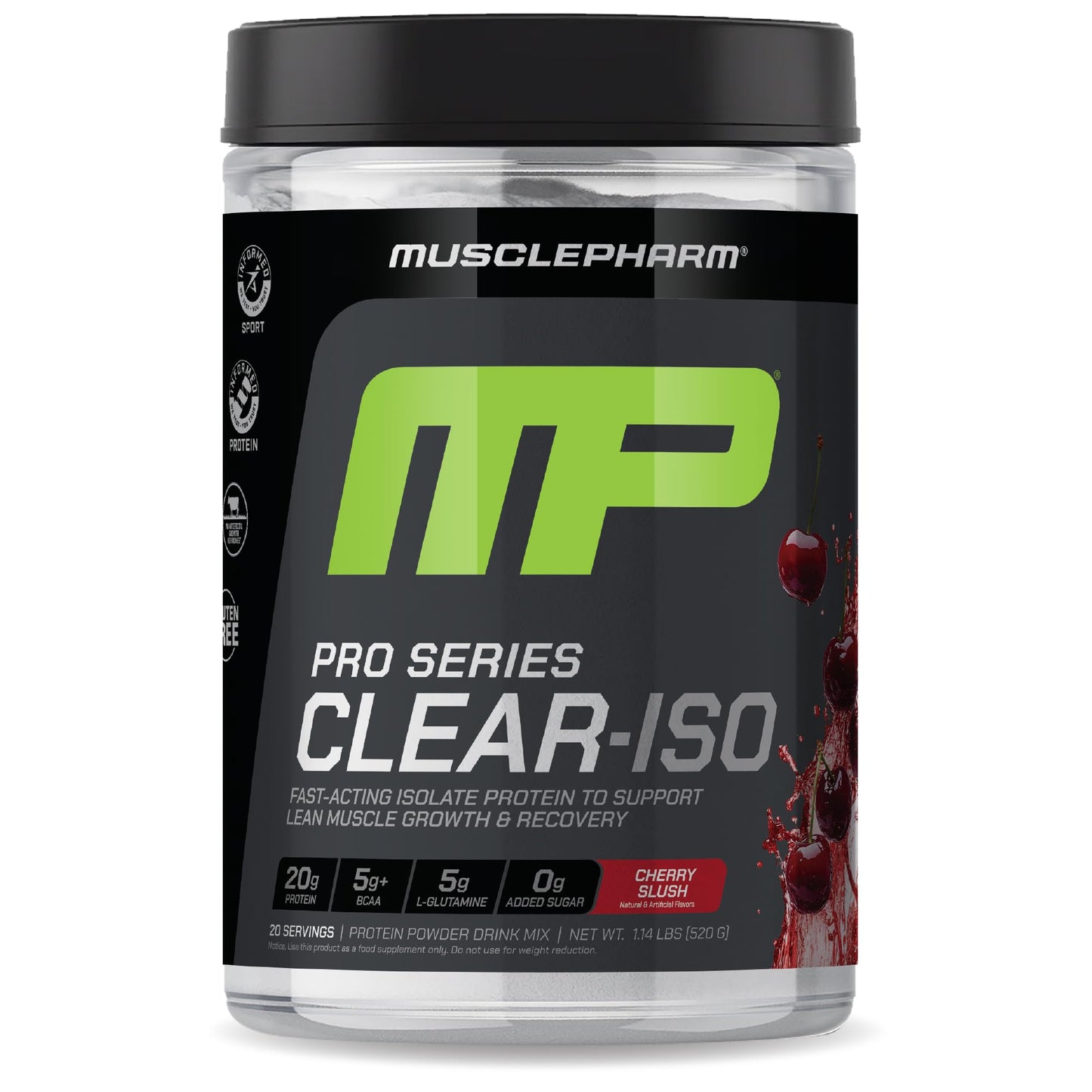 Muscle Pharm Pro Series Clear-ISO Clear Whey Protein Isolate Bundle, Powder, 40 Servings