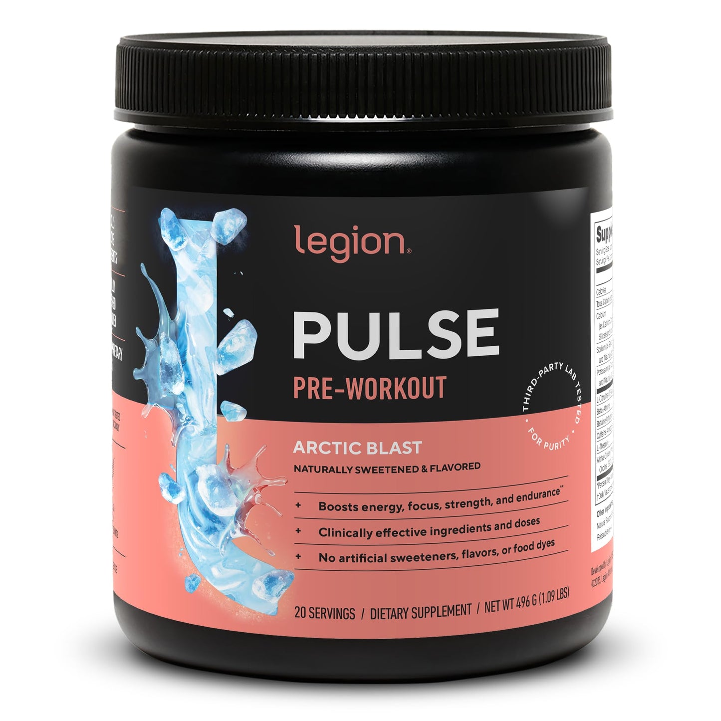 LEGION Pulse Pre Workout Powder, 20 Servings