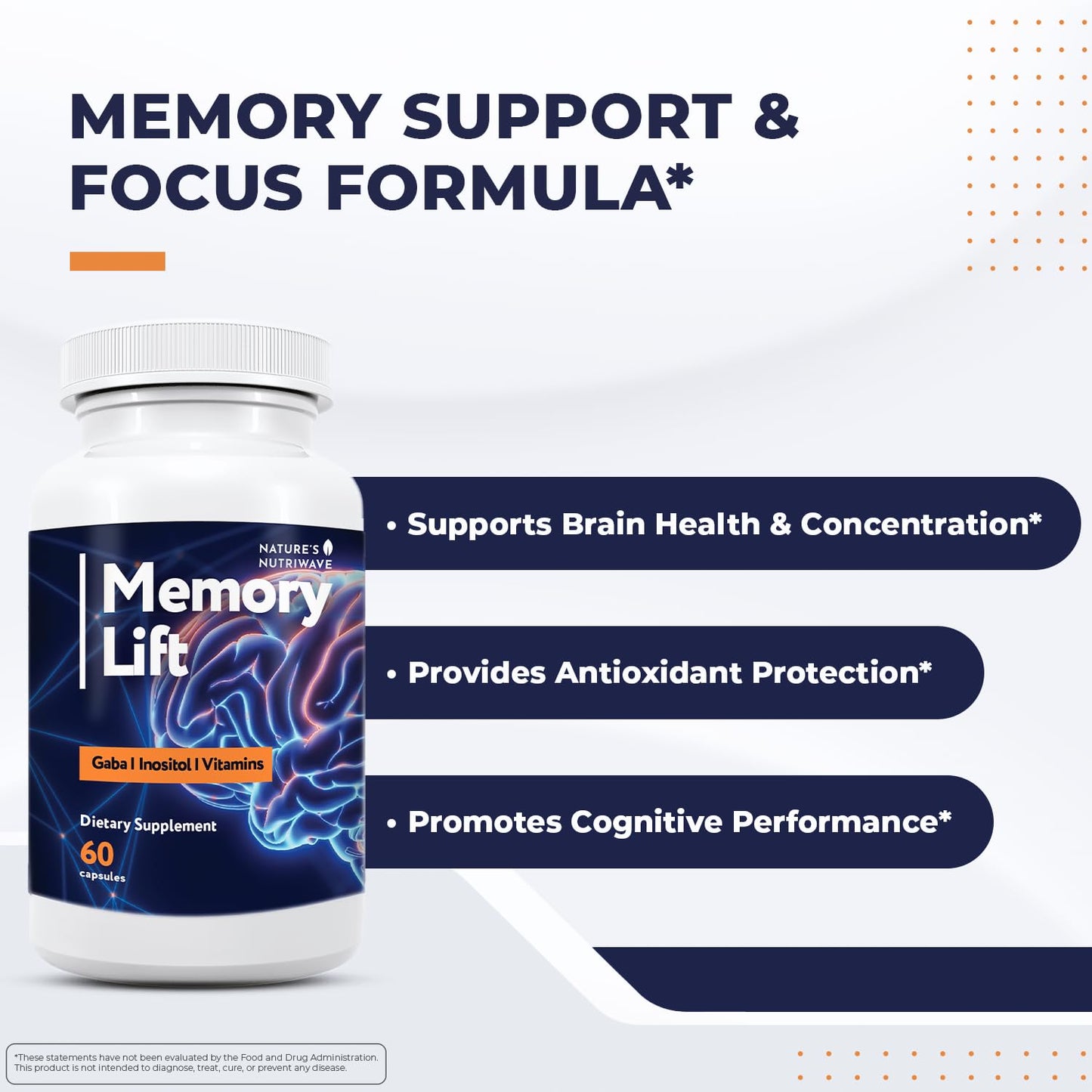 Nature’s NutriWave Memory Lift Capsule 60 Count