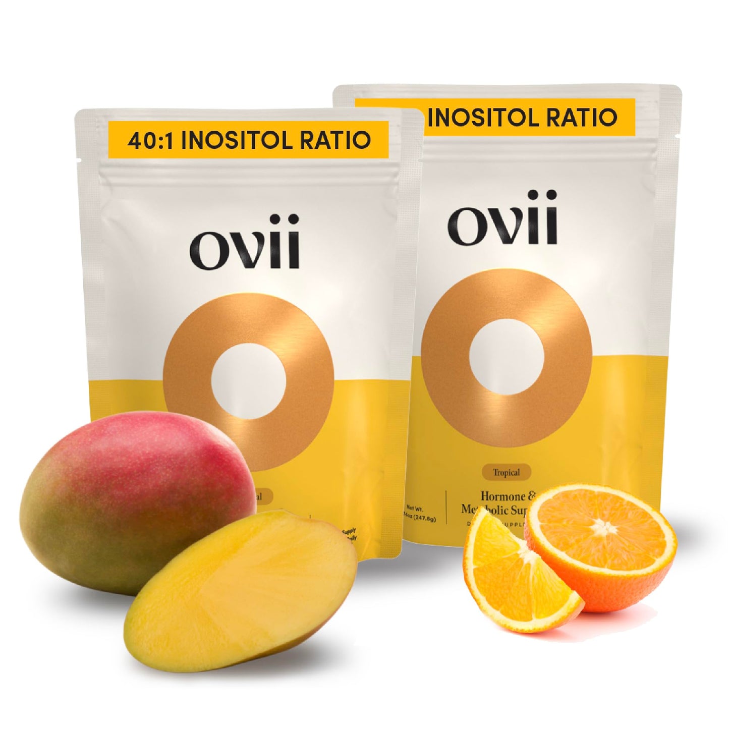 Ovii Metabolic Support for Women Reducose White Mulberry with Myo-Inositol & D-Chiro Inositol 40:1 Blend Daily Wellness, Metabolic Balance & Appetite Control Supplement, Powder, 7.4 Ounces
