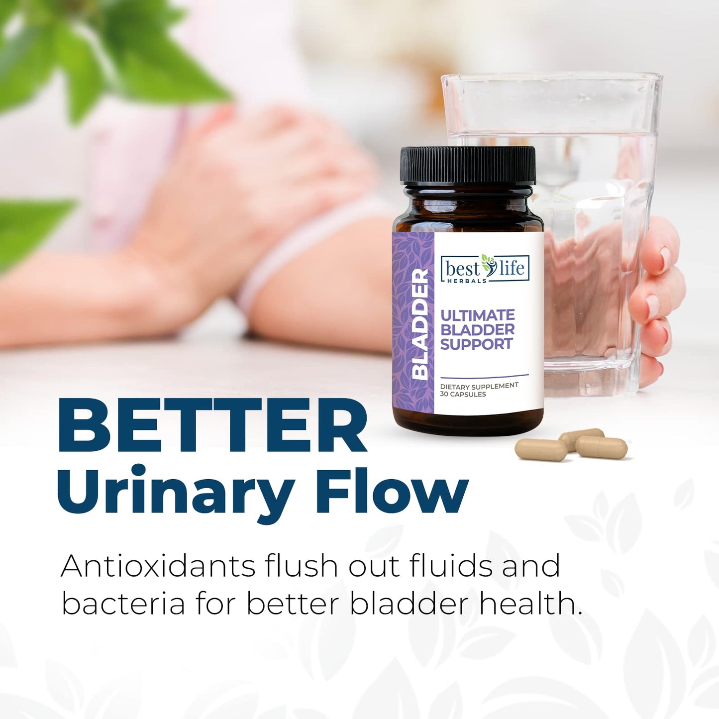 Best Life Herbals Ultimate Bladder Support Capsules, 2 Bottles